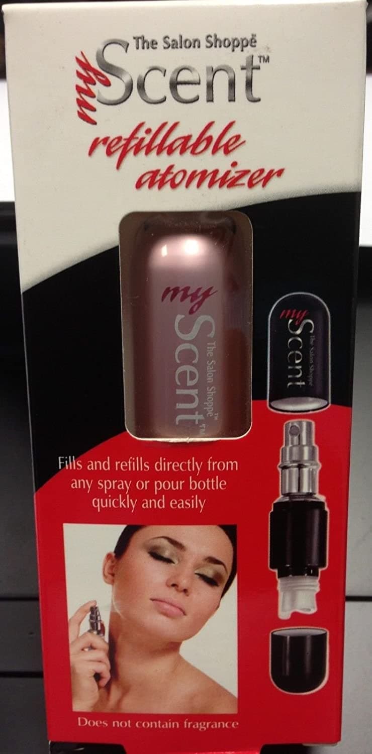 My Scent Perfume Atomizer Spray As Seen On TV Pink Refillable Fragrance Bottle Travel