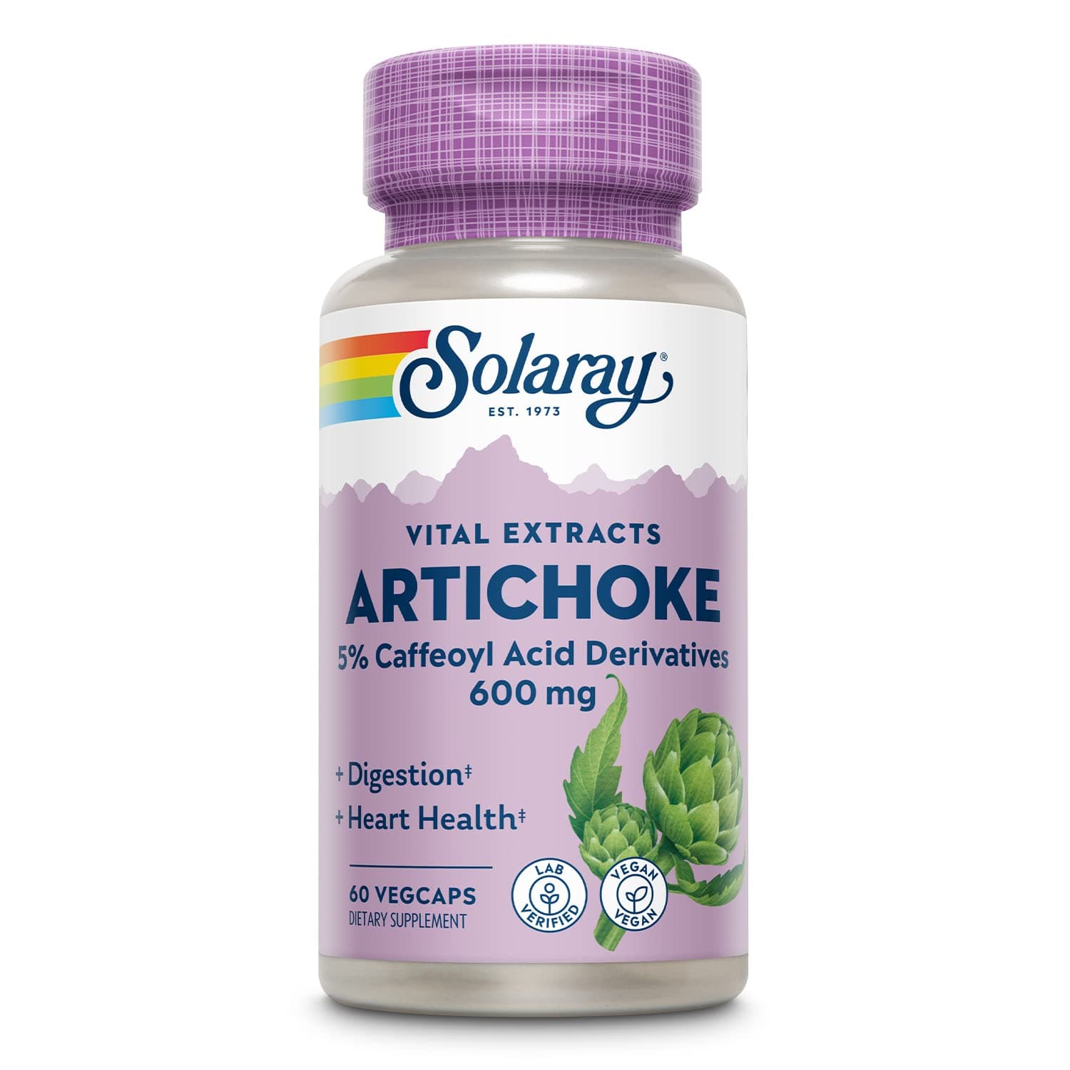 SOLARAY Artichoke Leaf Extract (300mg) -60 Count