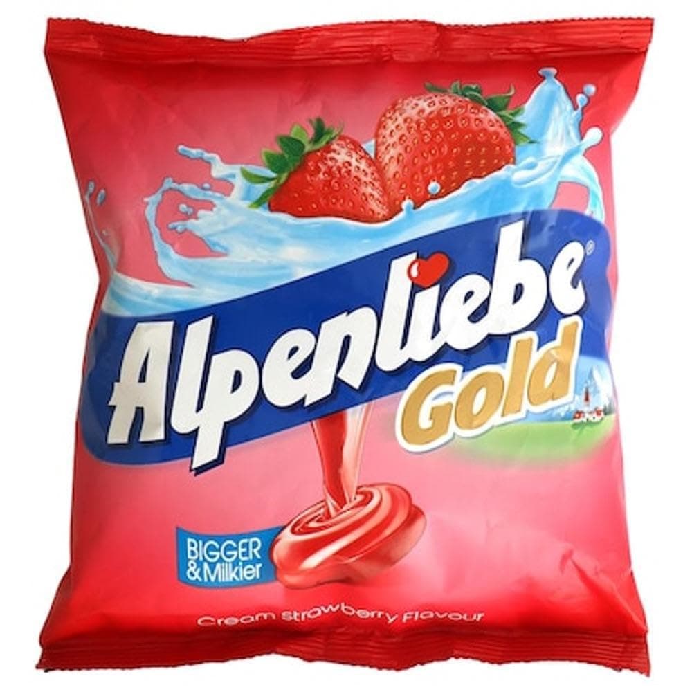 Gold Cream Strawberry Flavour Candy, 342g