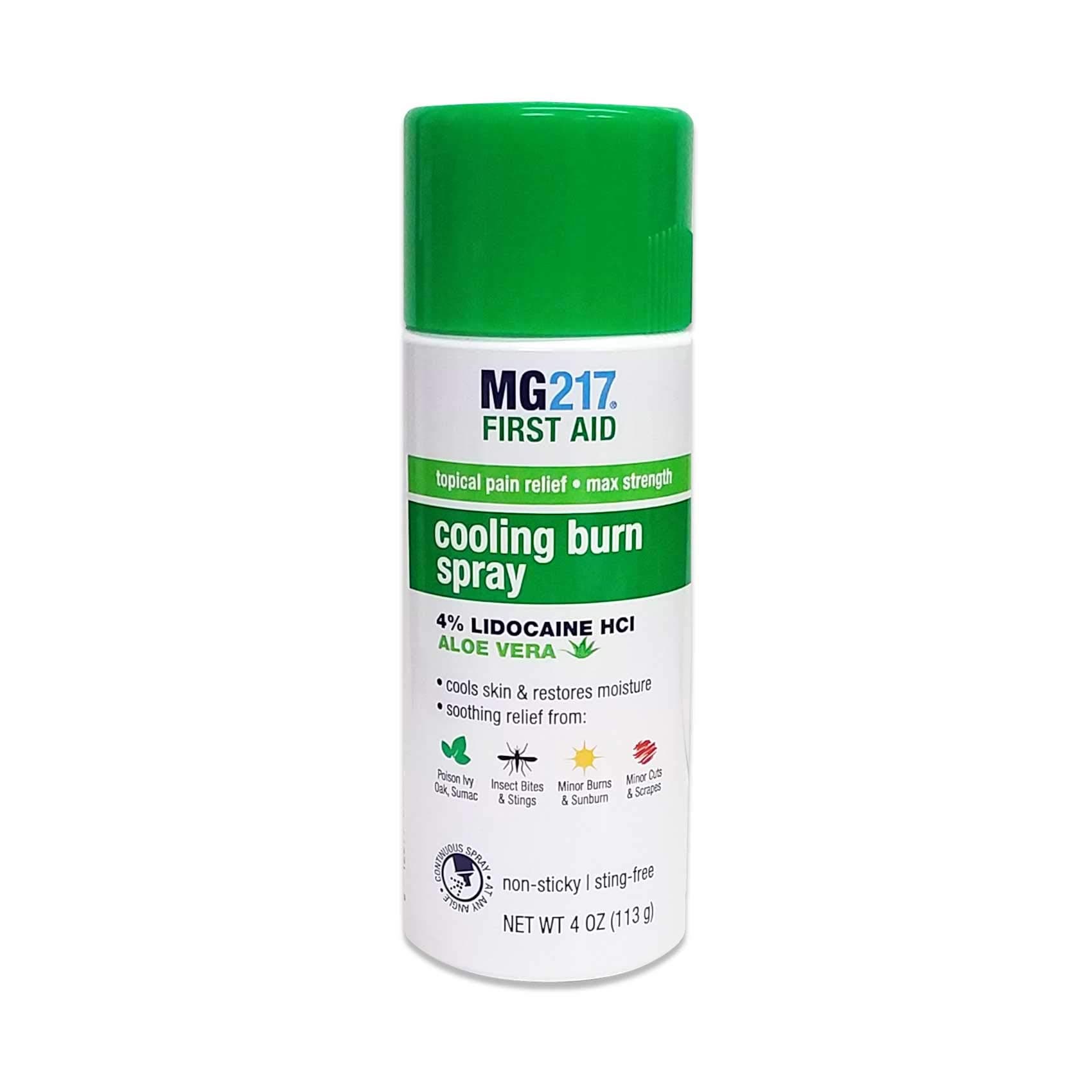 MG217 Maximum Strength Pain Relief Cooling Burn Spray, 4 oz