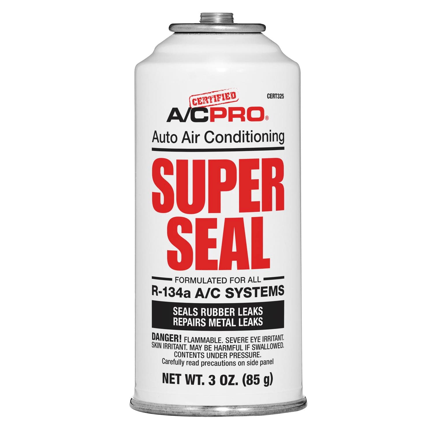 InterDynamics Certified A/C Pro CERT325-6 Super Seal A/C Stop Leak Treatment (3 Ounces)