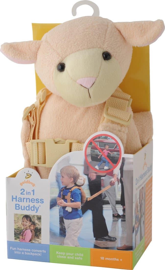GoldBug Two in One Harness Buddy - Lamb