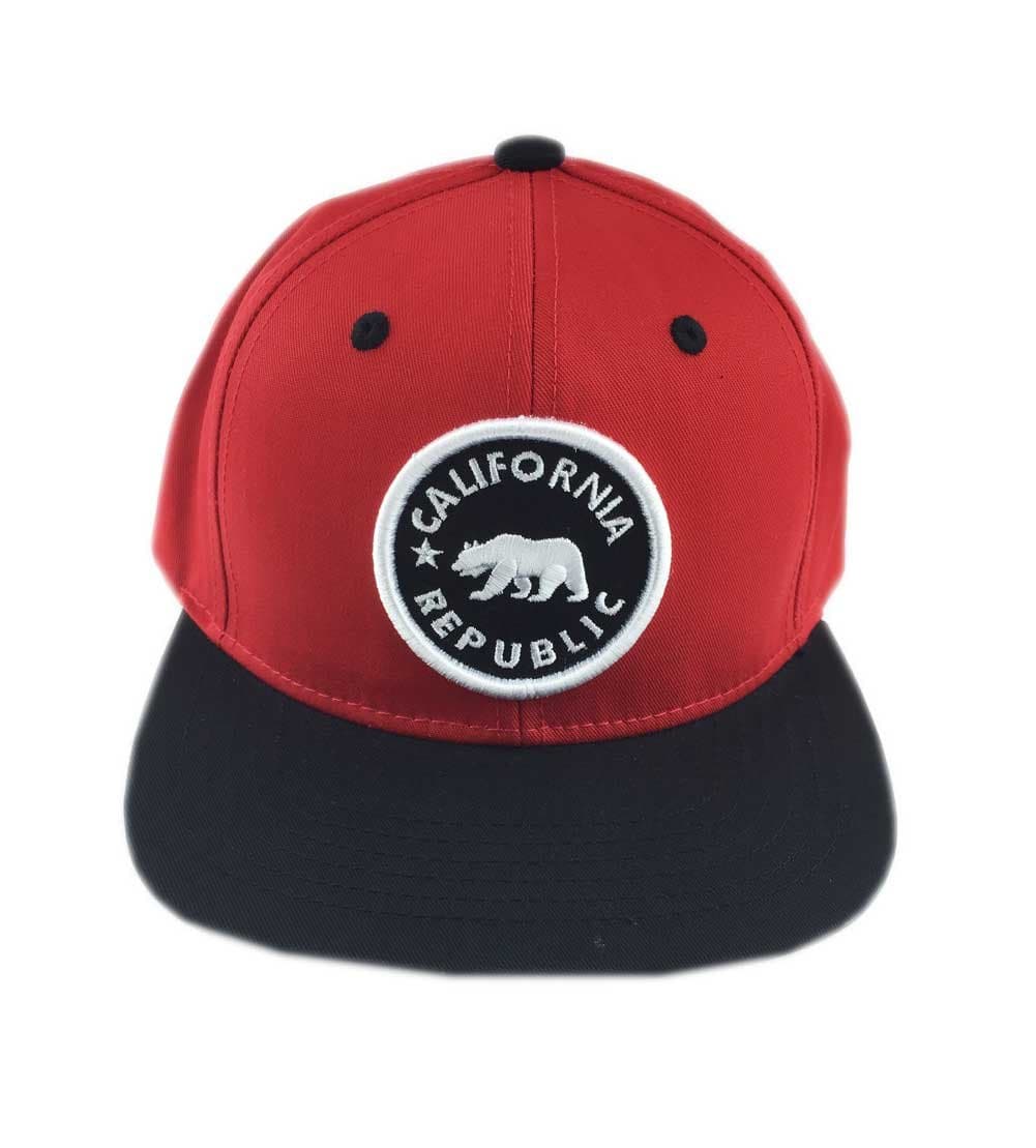 Classic California CA Republic Cali Bear Cap Hat Flat Bill Snapback Sport Sun Protection