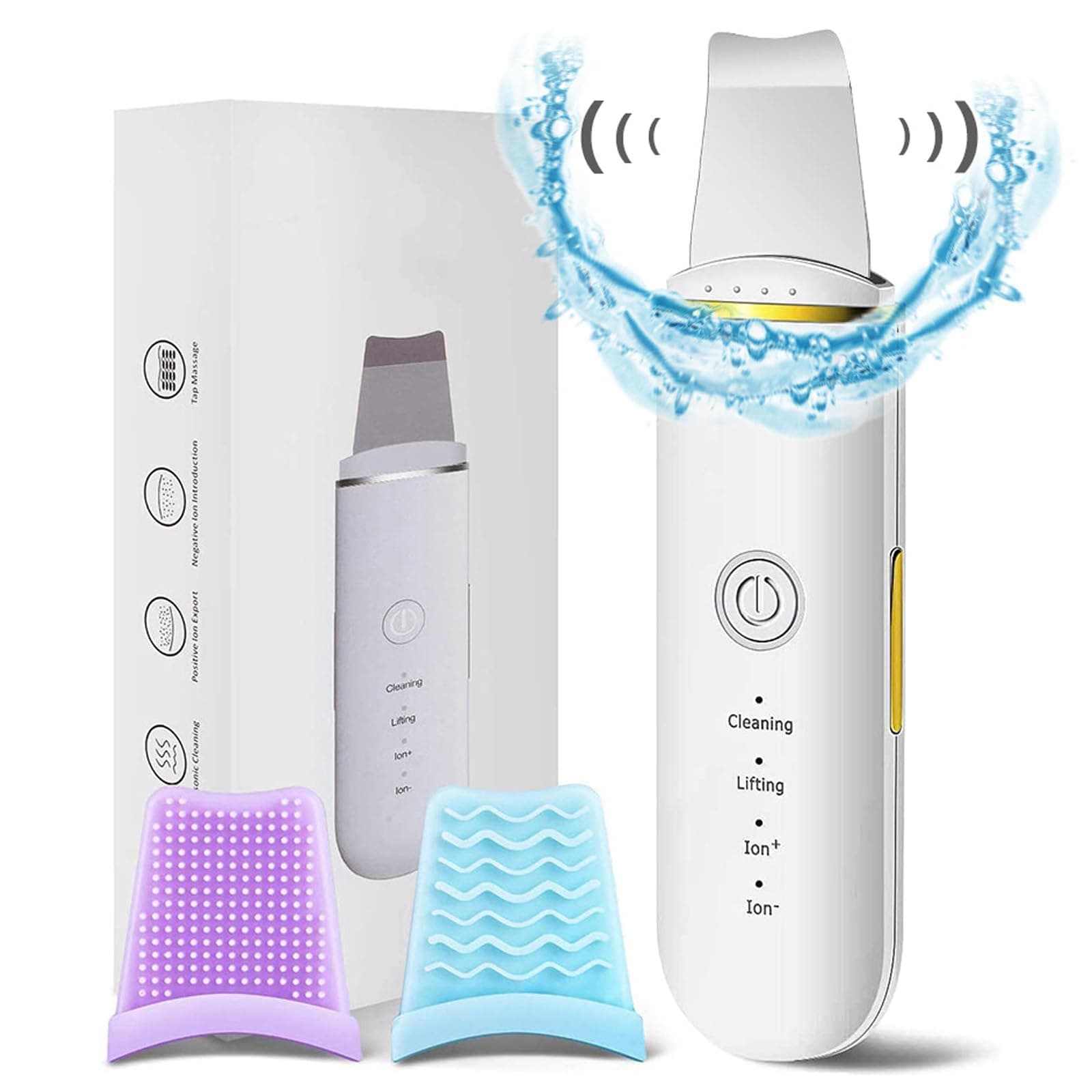 Ultrasonic Skin Scrubber Face Spatula