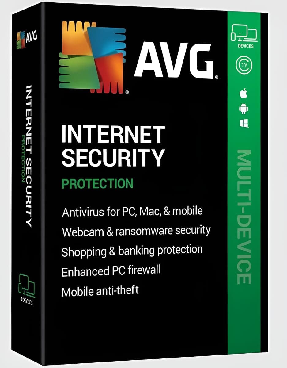 AVG Internet Security Multi-Device (10 Devices | 1 Year) (Email Delivery in 1 Hour- No CD)