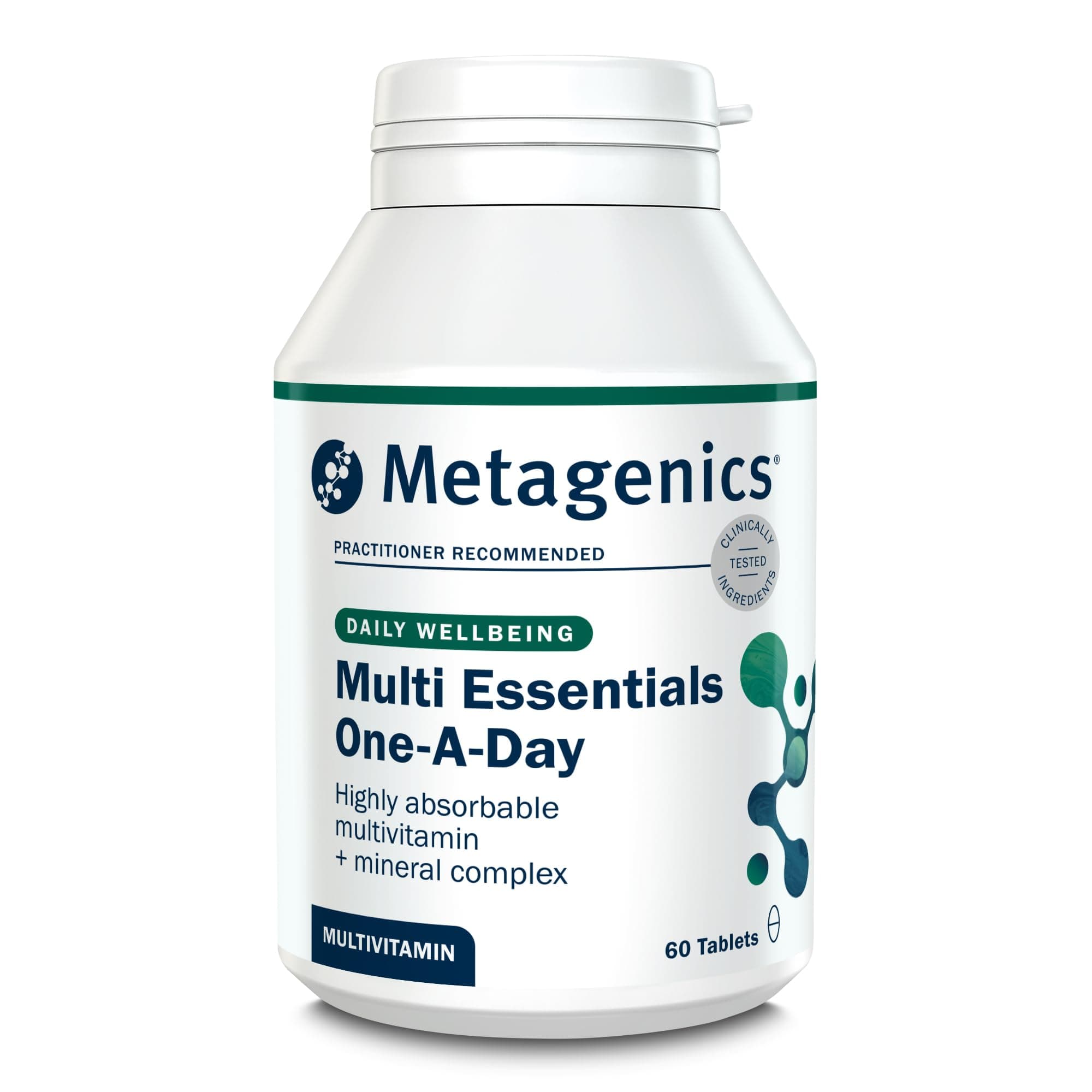 Multi Essentials One A Day Multivitamin - 26 Vitamins & Minerals - Vegetarian and Vegan - 30 Tablets