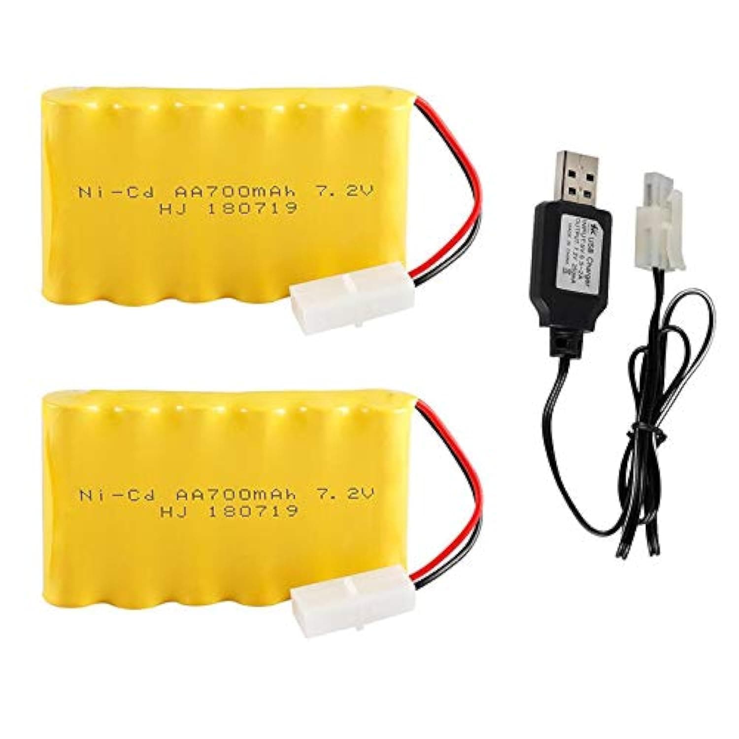 CBB 7.2V 700mAh NiCd AA Battery Pack with Standard Tamiya Plug for RC Car RC Truck Household Appliances RC Toys