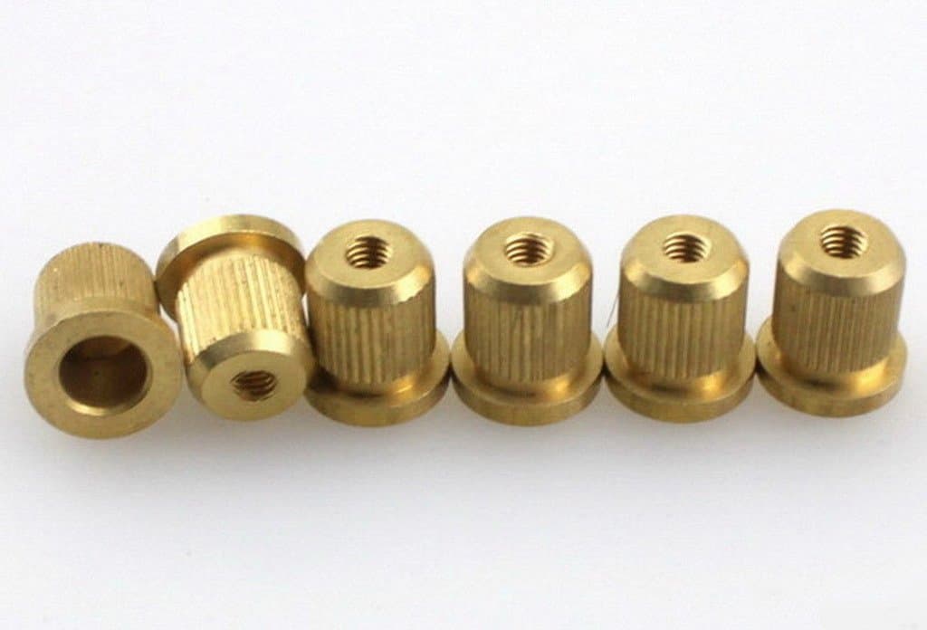 6 x Copper String Ferrules for Tele String Thru Guitar