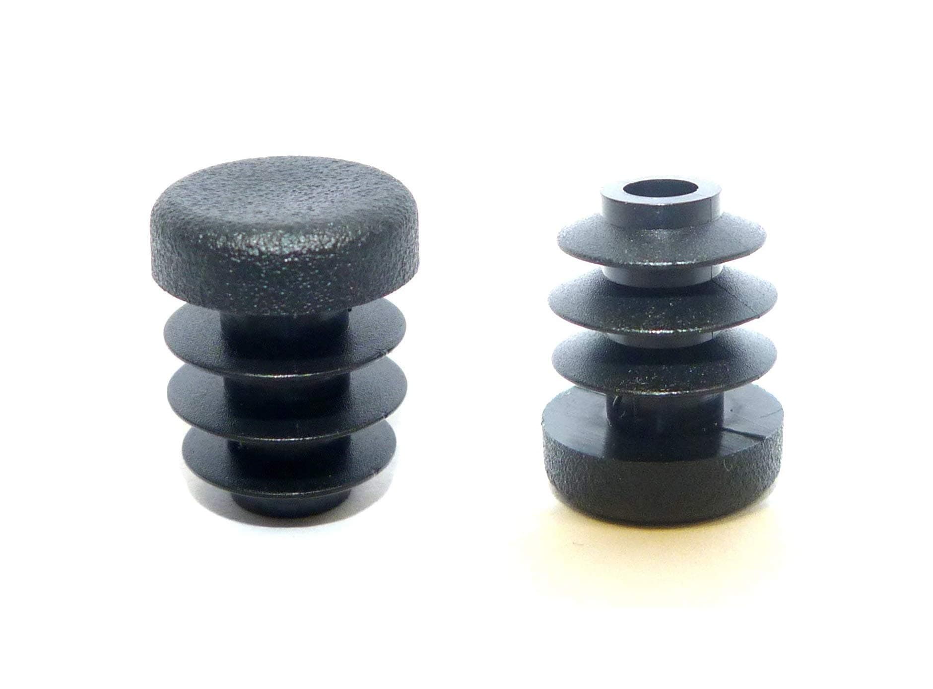 OGC(10 Pack) - 5/8 Inch OD Round Black for Plastic Plug by Cap Cover Tube Durable Chair Glide Insert Finishing Plugs