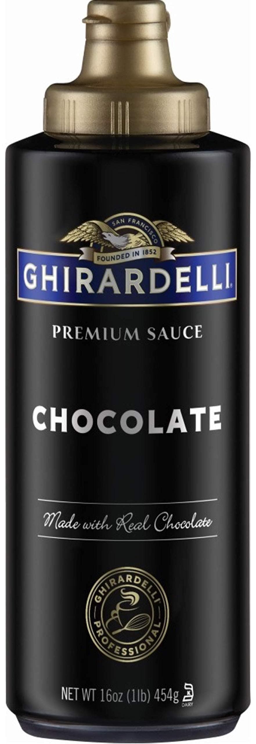 Ghirardelli Chocolate Sauce, Black Label (16oz Squeeze bottle)