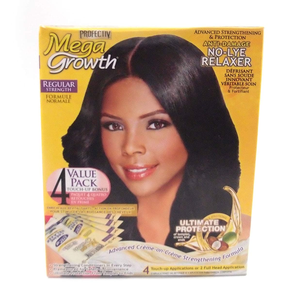 Profective Mega Growth Relaxer 4Touch Up Pack Regular STrength