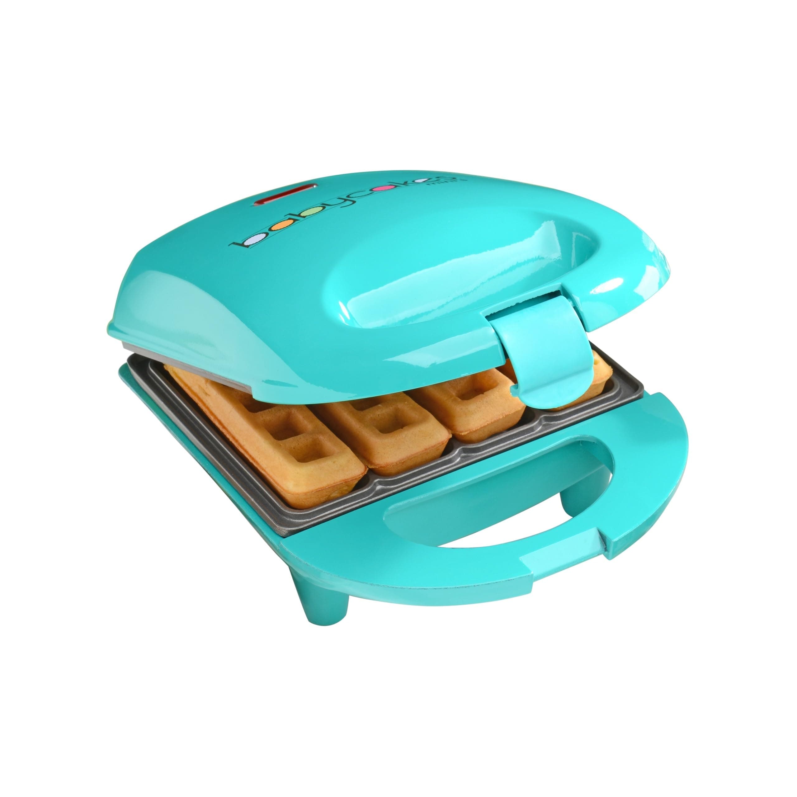 Babycakes Mini Waffle Stick Maker - Cute Electric Waffle Maker with Nonstick Coating & Non-Skid Feet - Small Kitchen Tool with Latching Handle