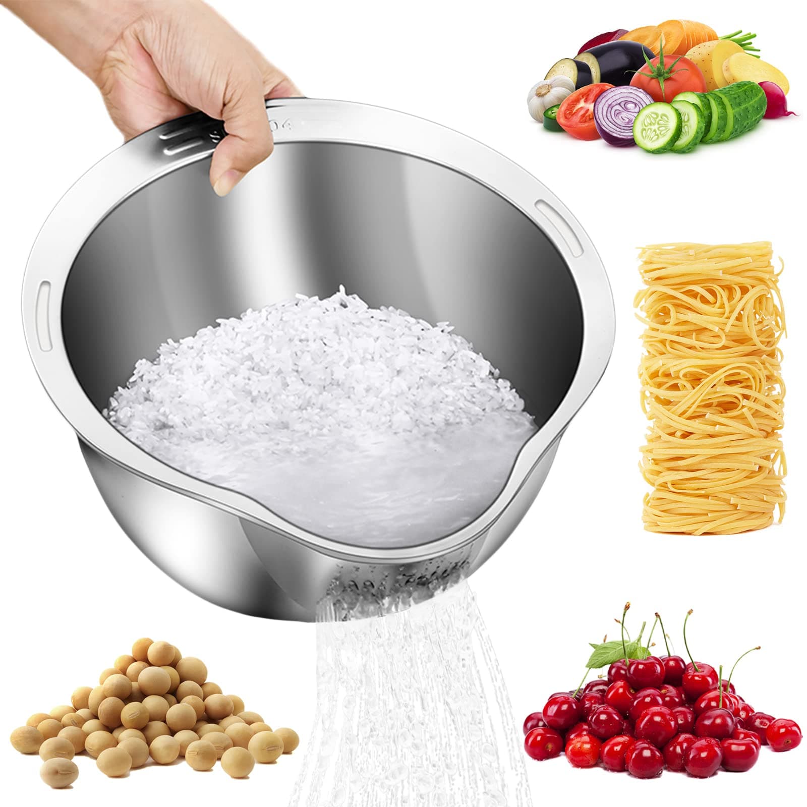 Rice Washing Bowl