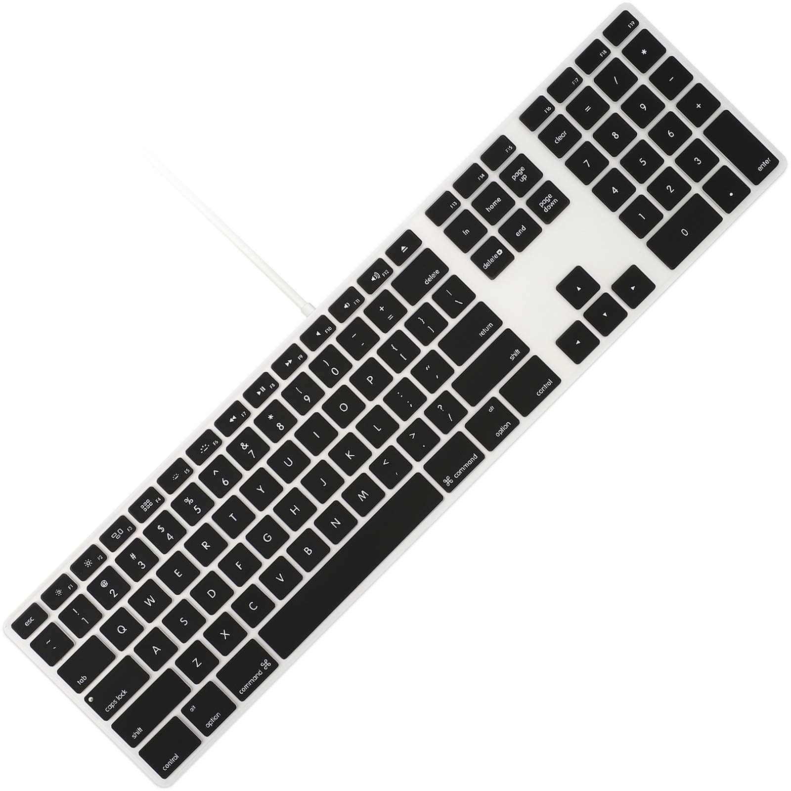 All-inside Black Keyboard Cover for iMac Wired USB Keyboard