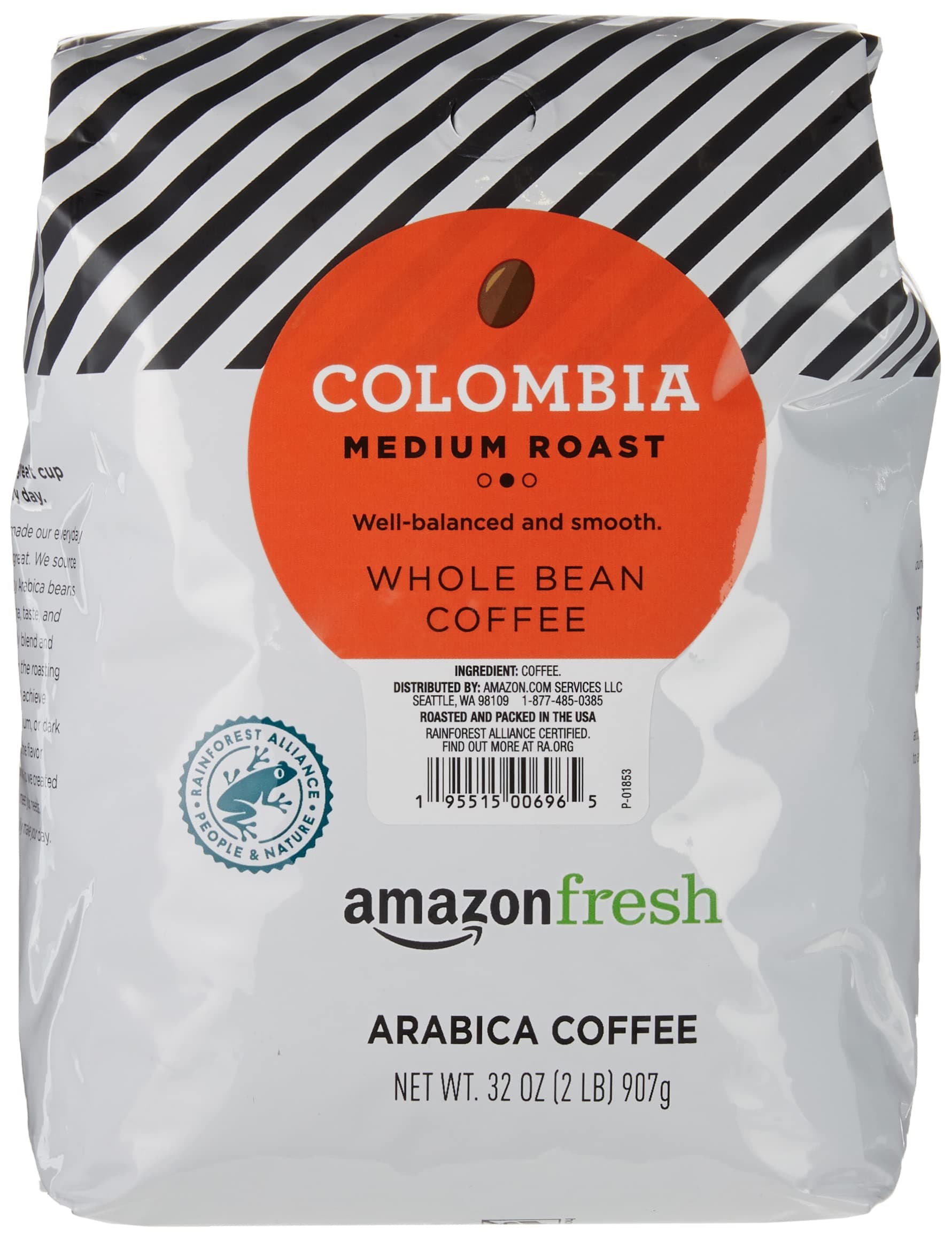 Colombia Whole Bean Coffee Medium Roast, 32 Oz