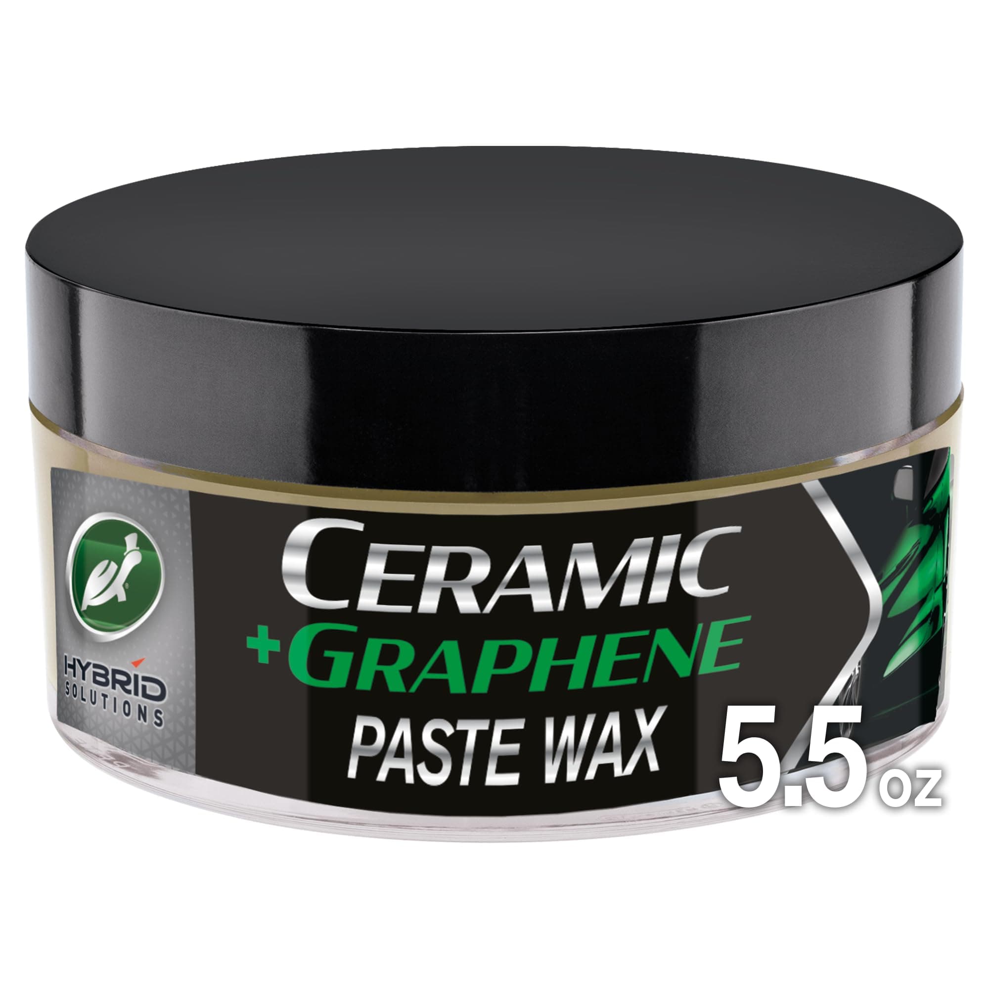 Turtle Wax Hybrid Solutions Ceramic Graphene Paste Wax, 160ml, Pack of 1, Patent-Pending Advanced Paint Protection Car Wax & Ceramic Coating, Offer Extreme High Shine Finish, For Cars, Trucks & More