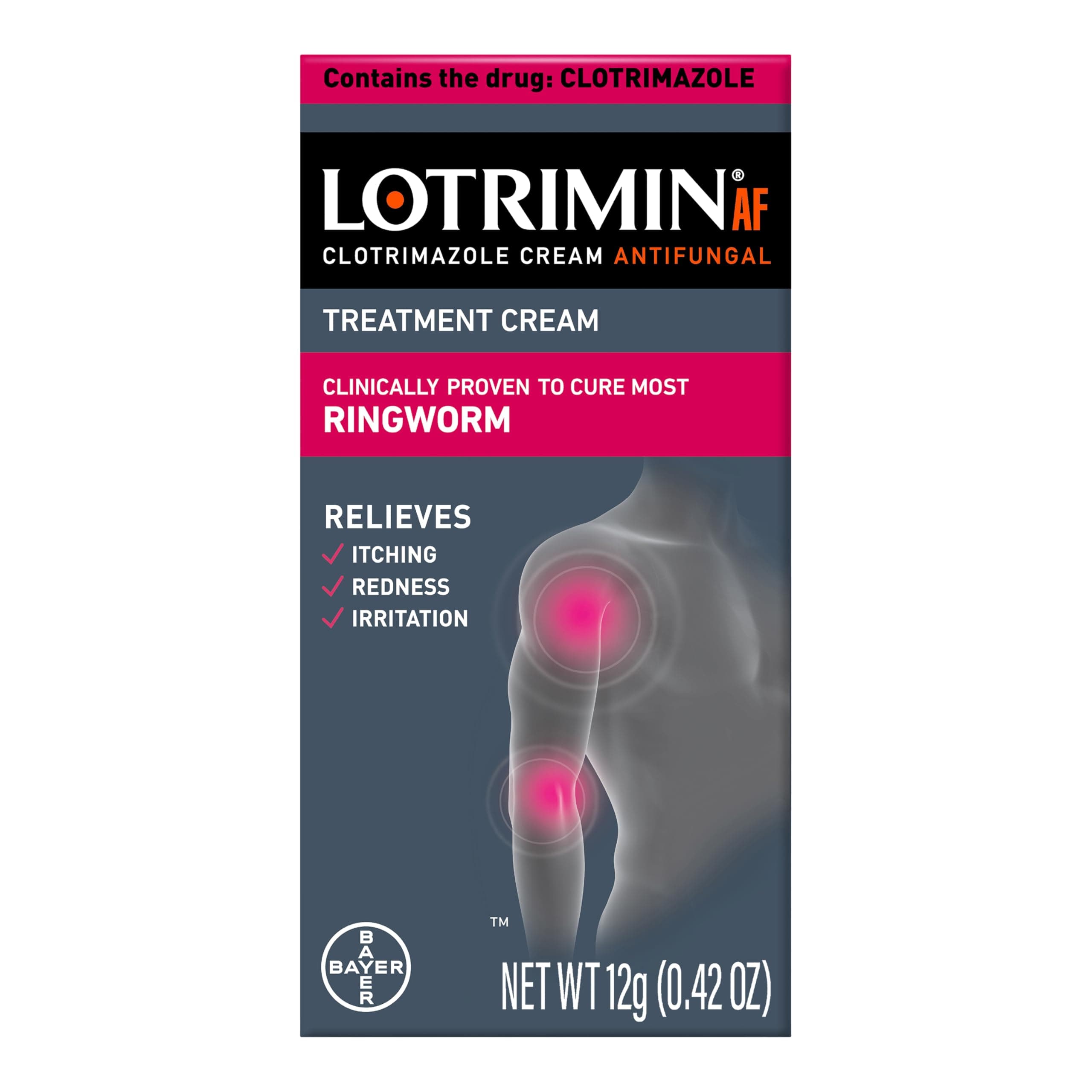 Lotrimin Antifungal Ringworm Cream 0.42 oz