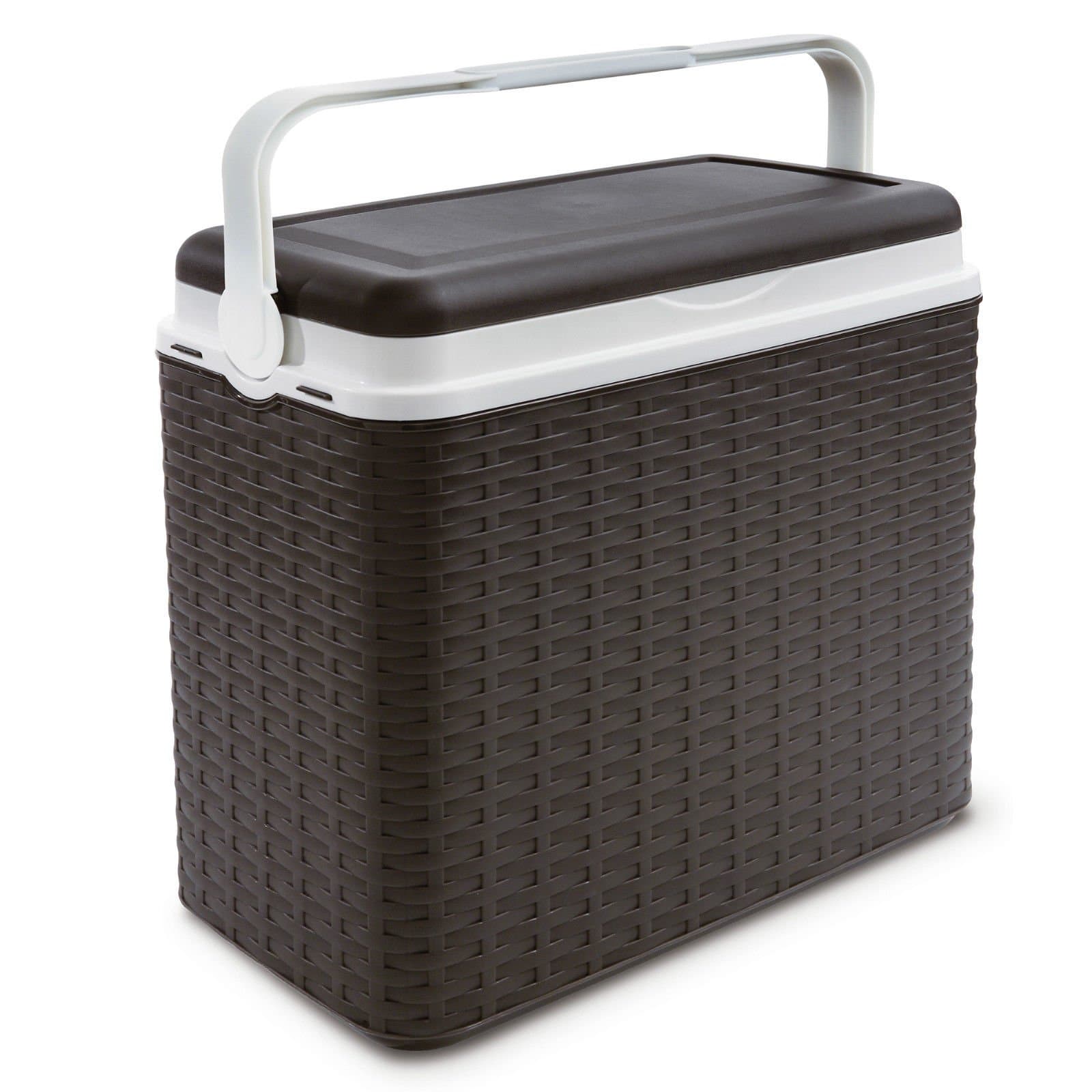 24 Litre Rattan Cooler Box Mocha