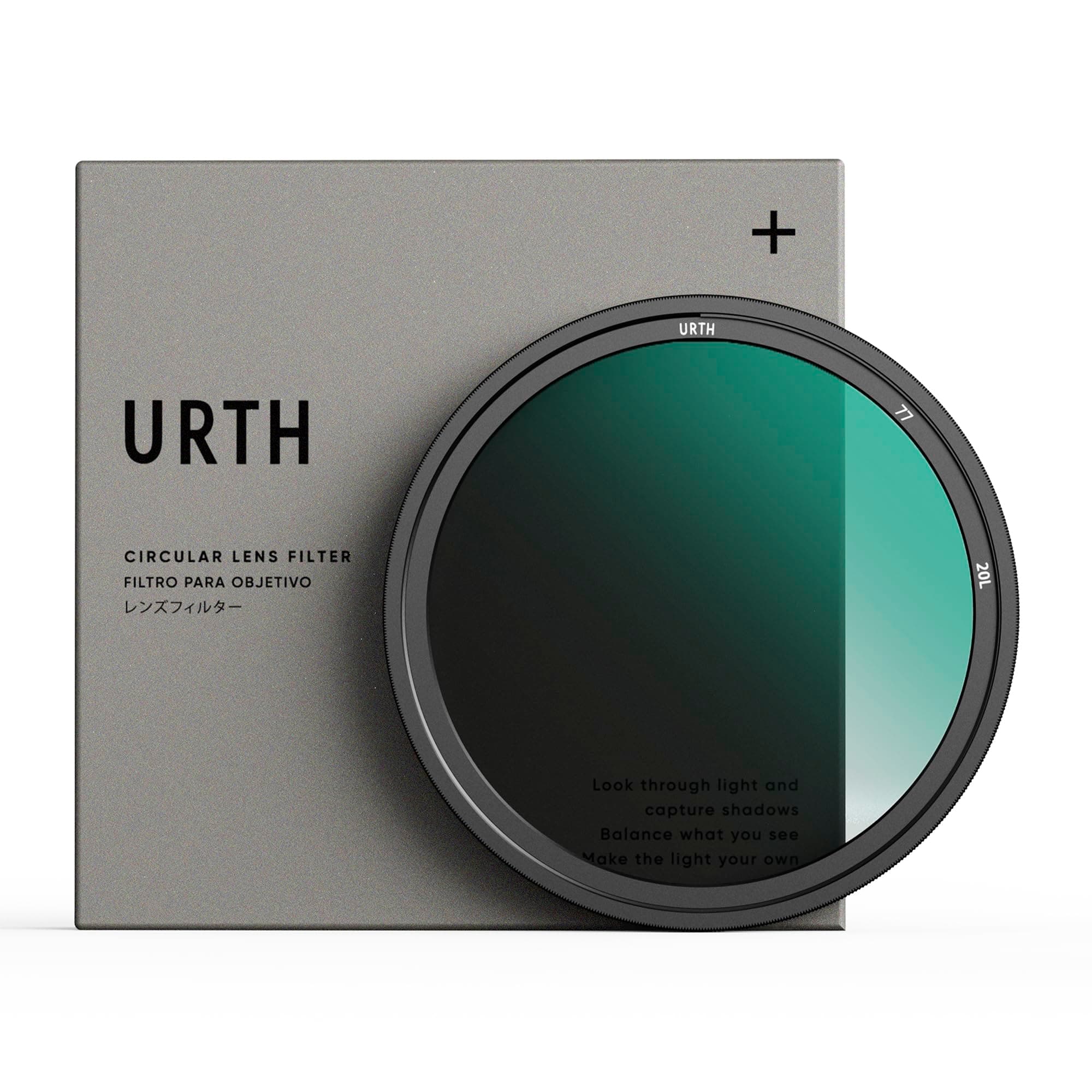 Urth 77mm Circular Polarizing (CPL) Lens Filter (Plus+) — 20-Layer Nano-Coated, Slim Design for Camera Lens Polarization