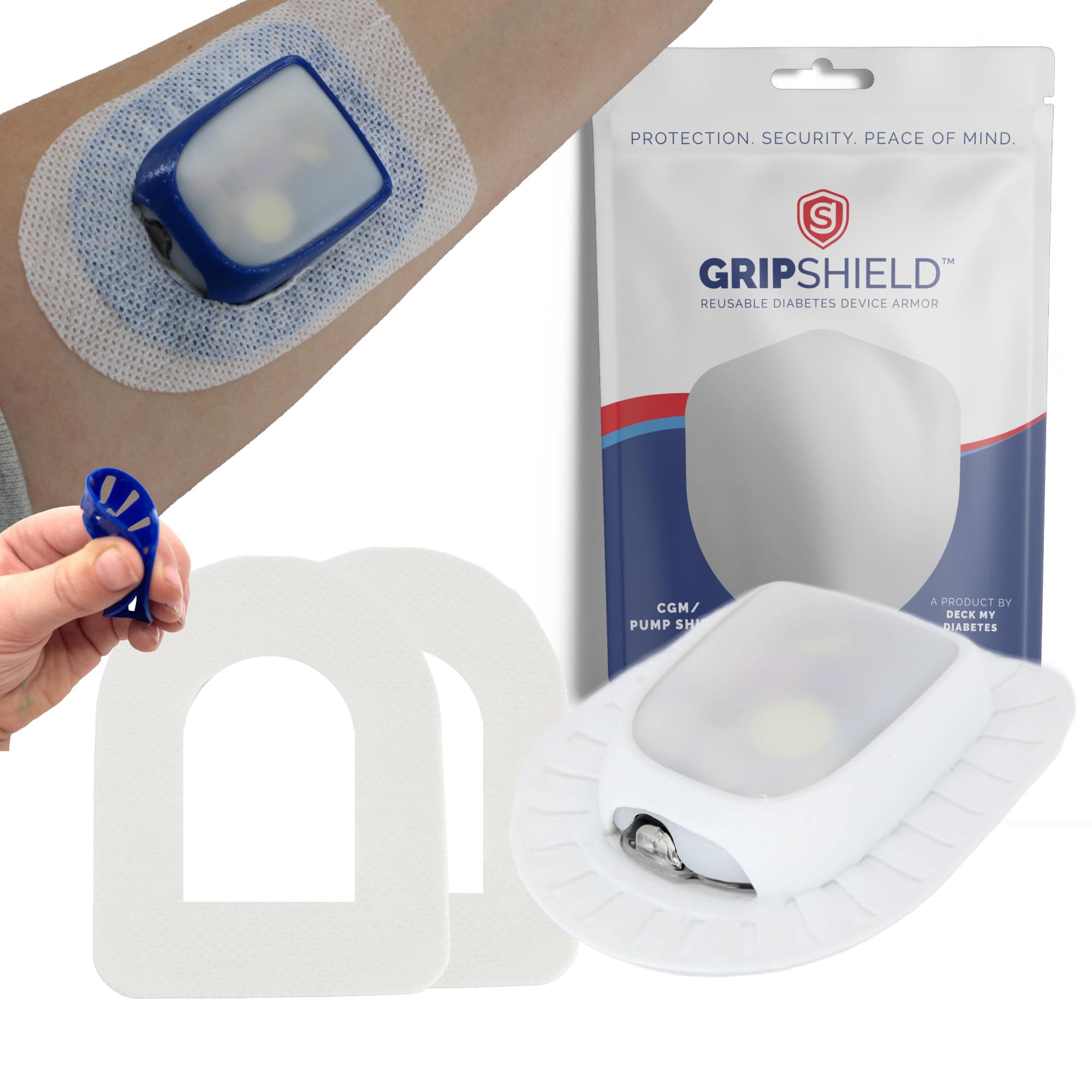 Flexible, Resuable OmniPod Cover - Bright White