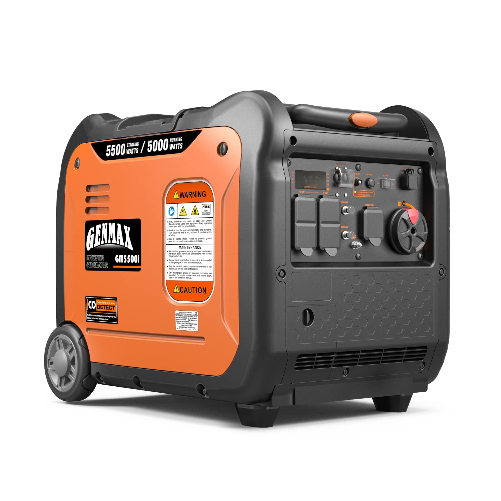GENMAX Generator,EPA Compliant, Eco-Mode Feature, Ultra Lightweight for Backup Home Use & Camping