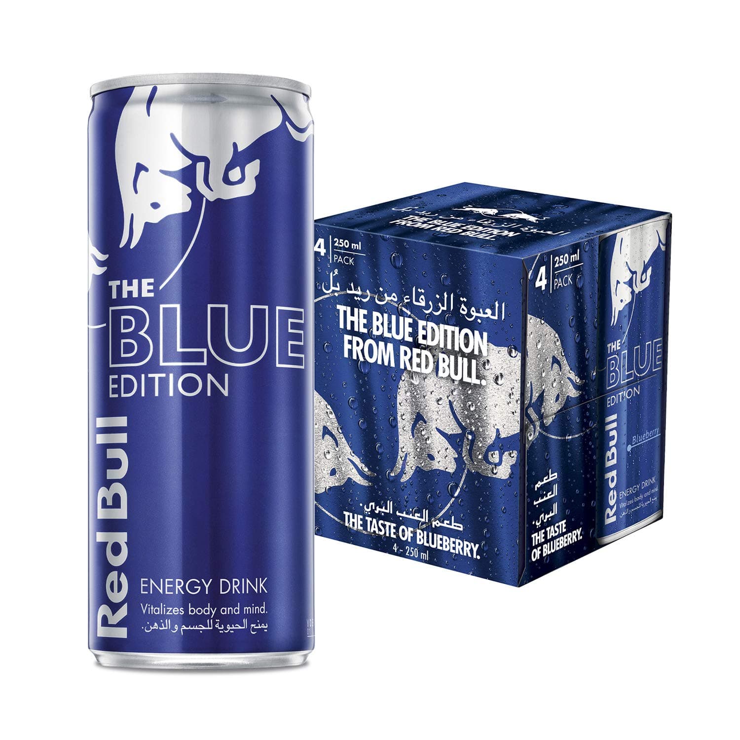 Red Bull Energy Drink, Blueberry, 250 ml (4 pack)