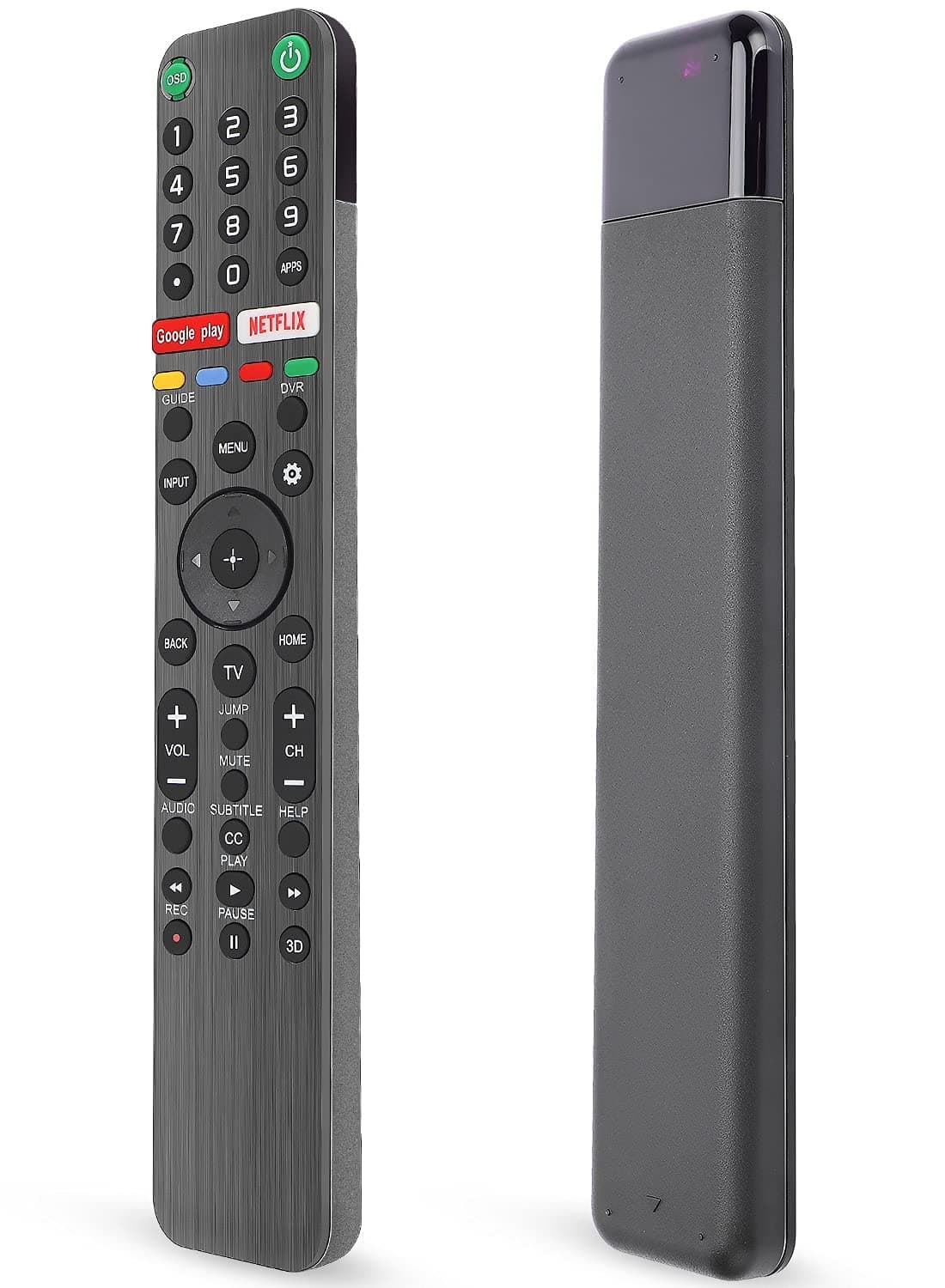 EHOP Rmf-Tx500U Compatable Remote Control for Sony Bravia Led OLED LCD 4K Uhd HDTV HDR Android Smart Tv Tv,with Google Play,Netflix Button (No Voice Command Universal Remote) Black