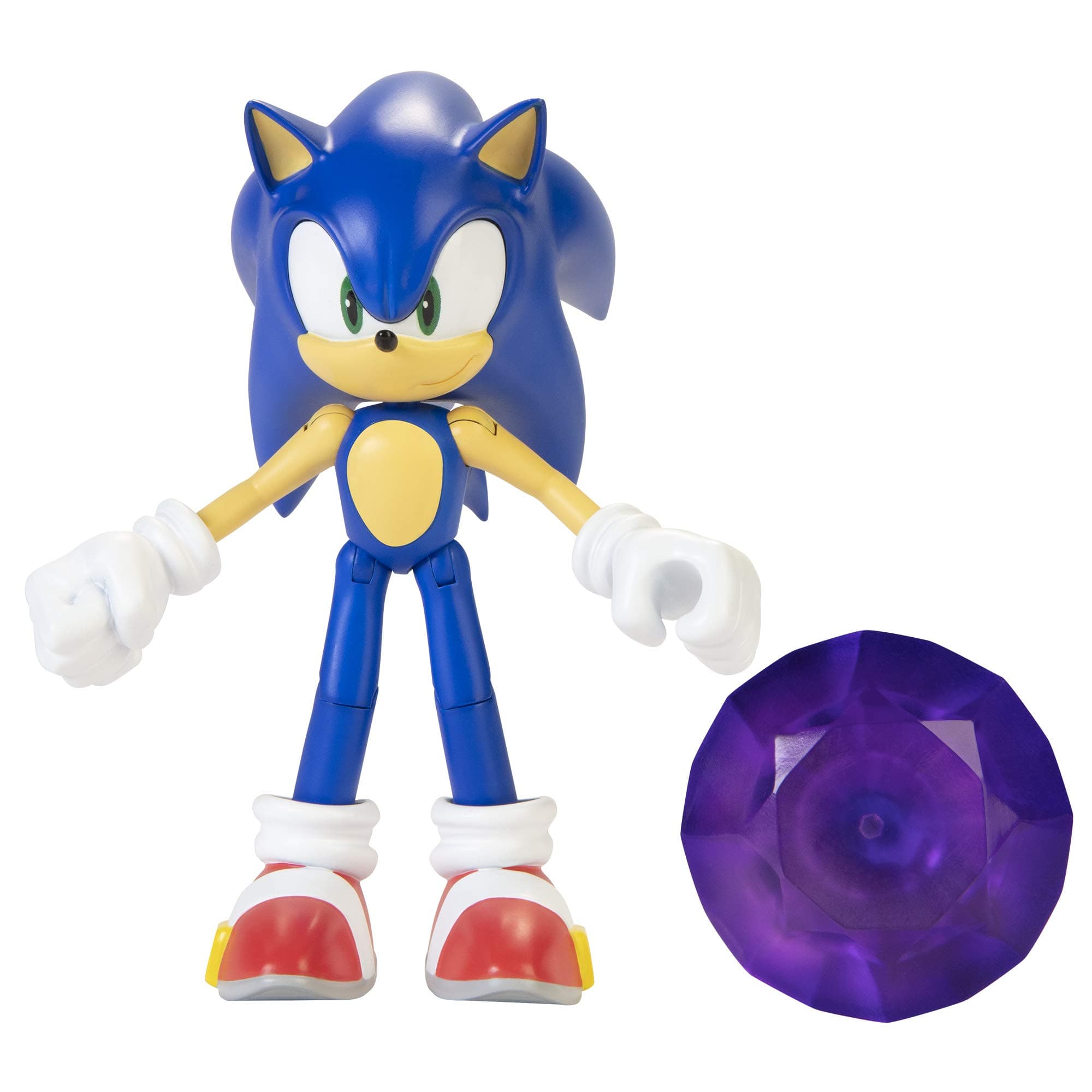 Action Figure 4-Inch Sonic with Chaos Emerald Accessory