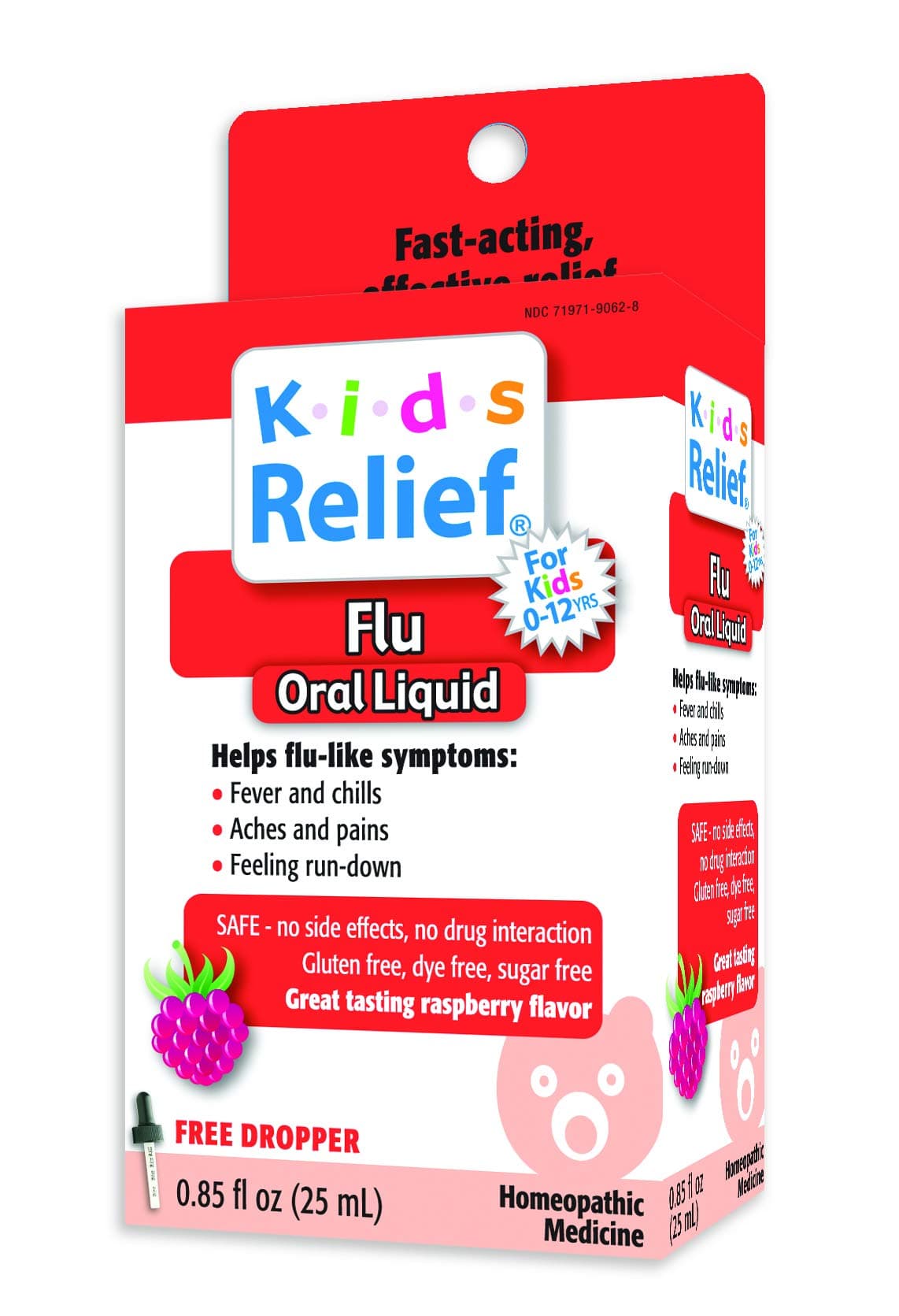 Kids Relief Flu Oral Solution, 0.85 Ounce Bottle