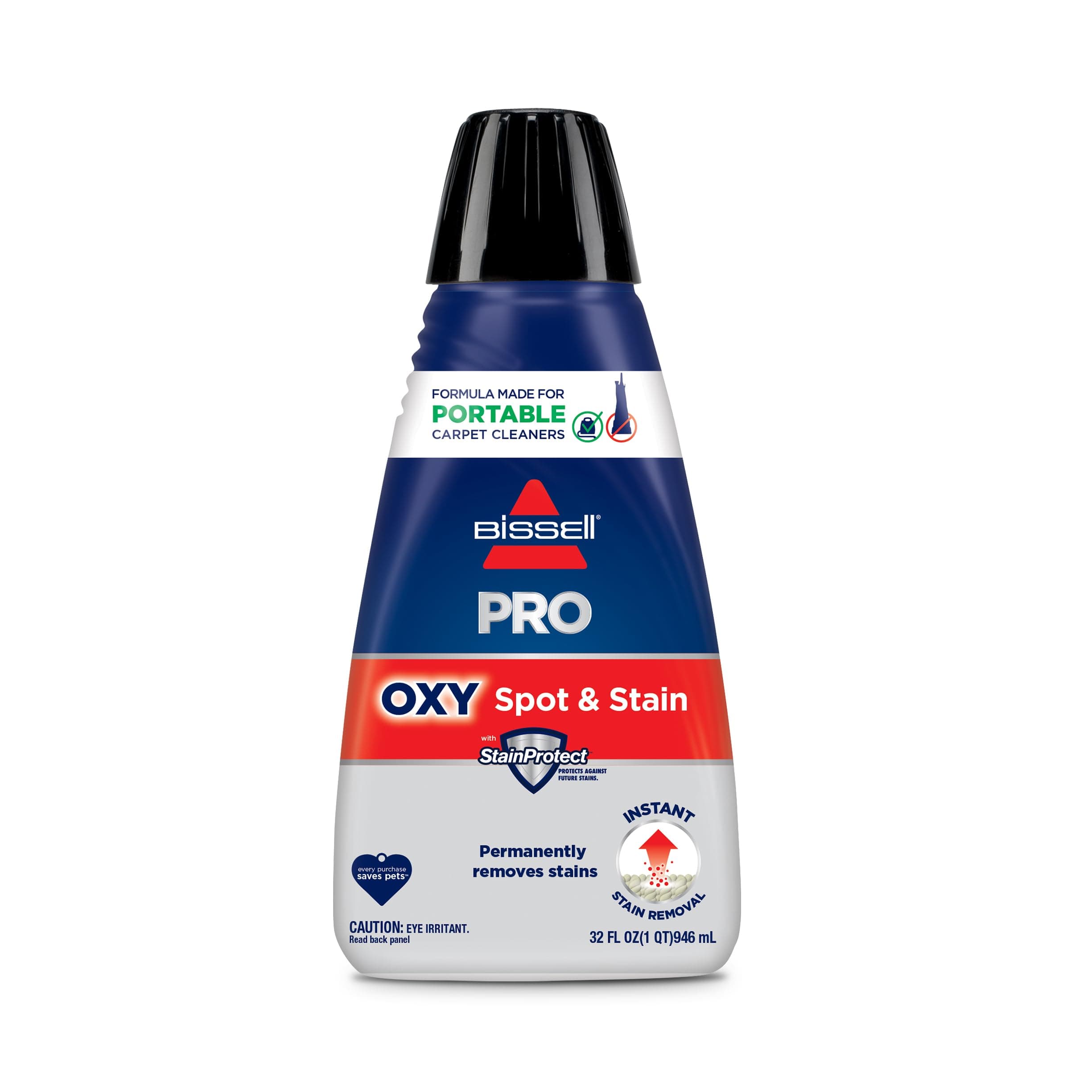 Bissell Professional Spot and Stain + Oxy Portable Machine Formula, 32 Fl Oz (Pack of 1)