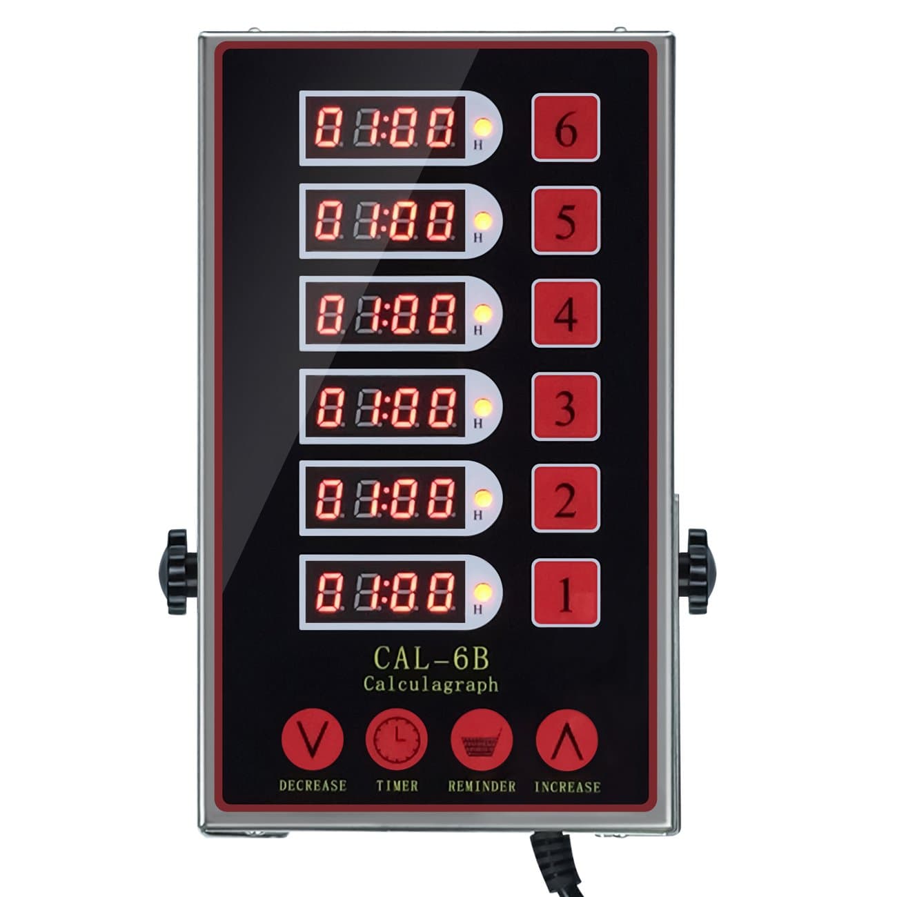 YOOYIST 6-Channel Commercial Kitchen Timer