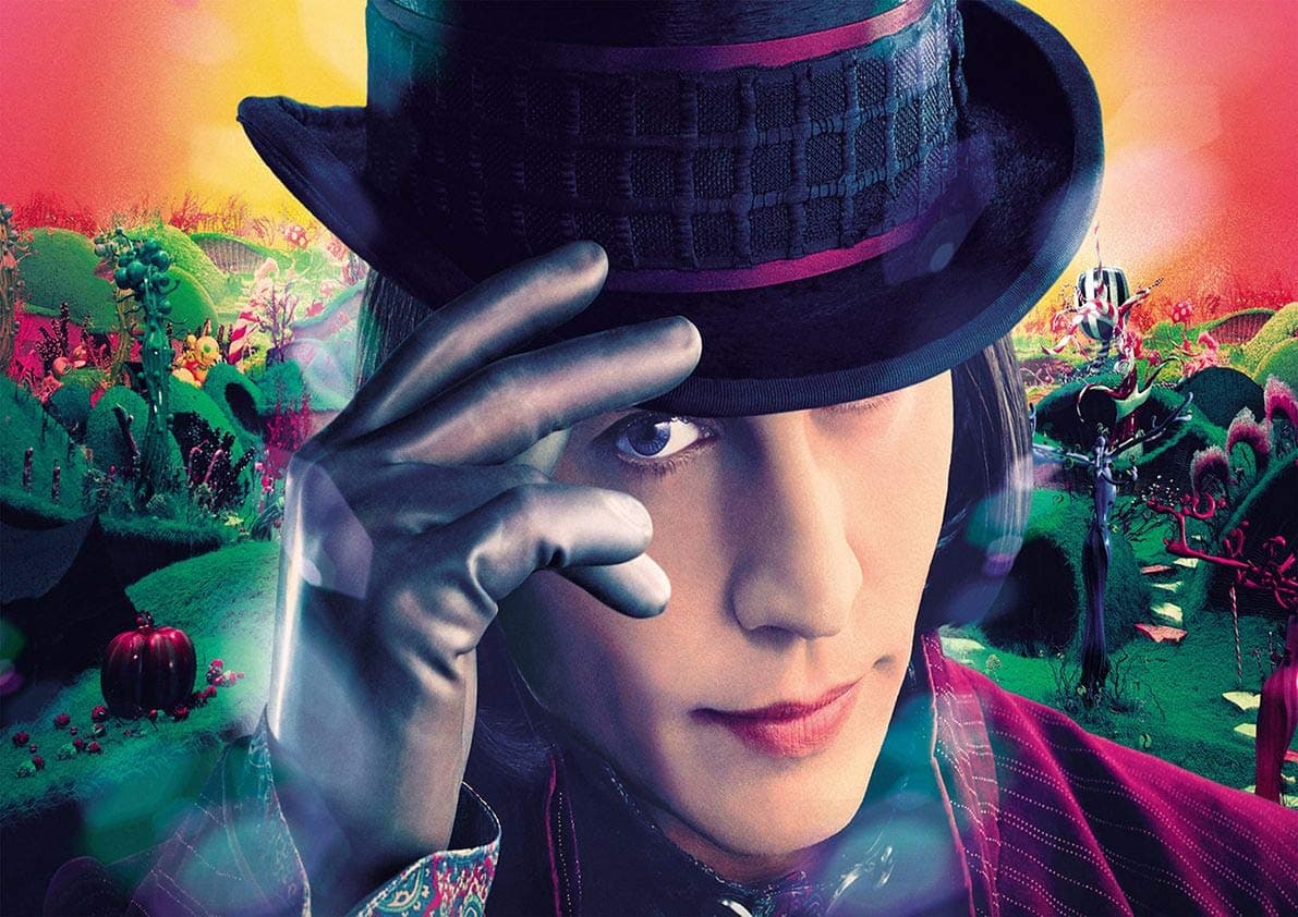 Poster Tim Burton Willy Wonka Wall Art