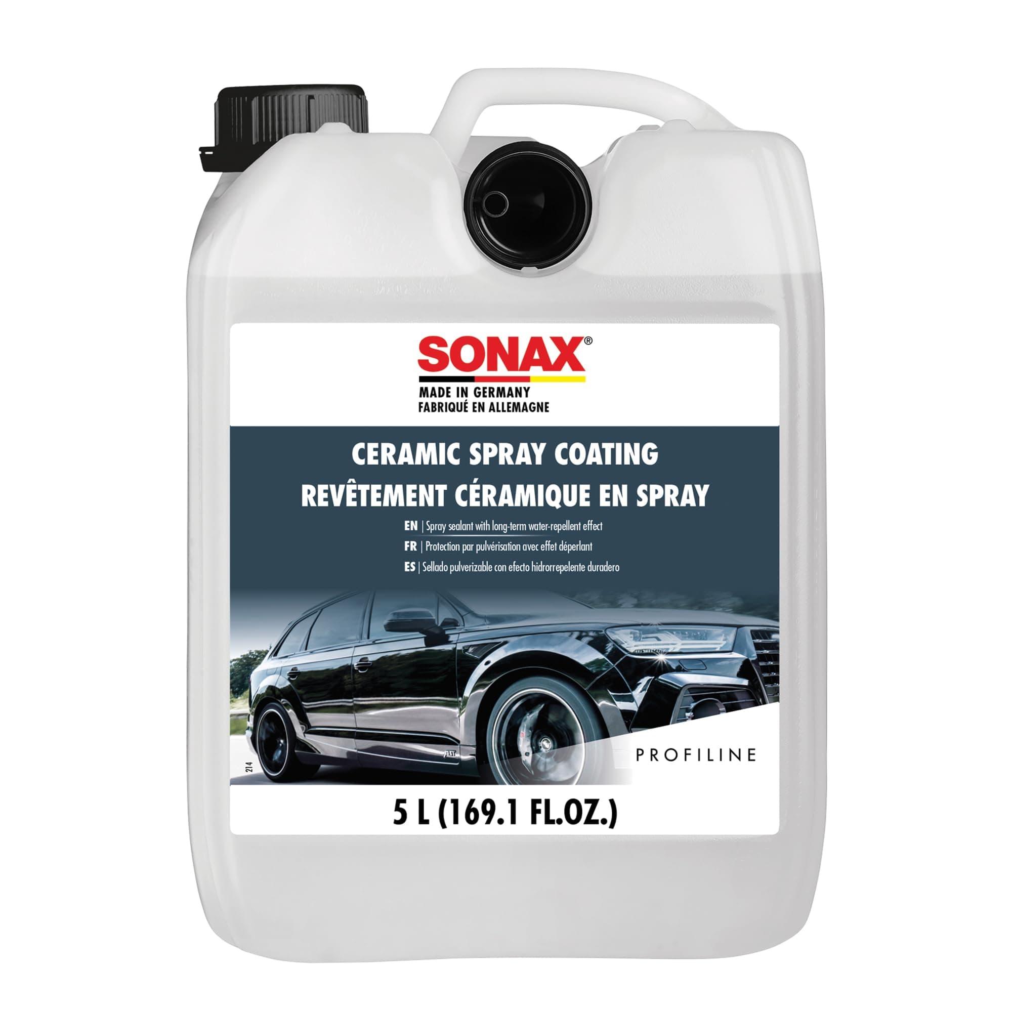 Sonax 257500 Ceramic Spray Coating, 5 Liter, White