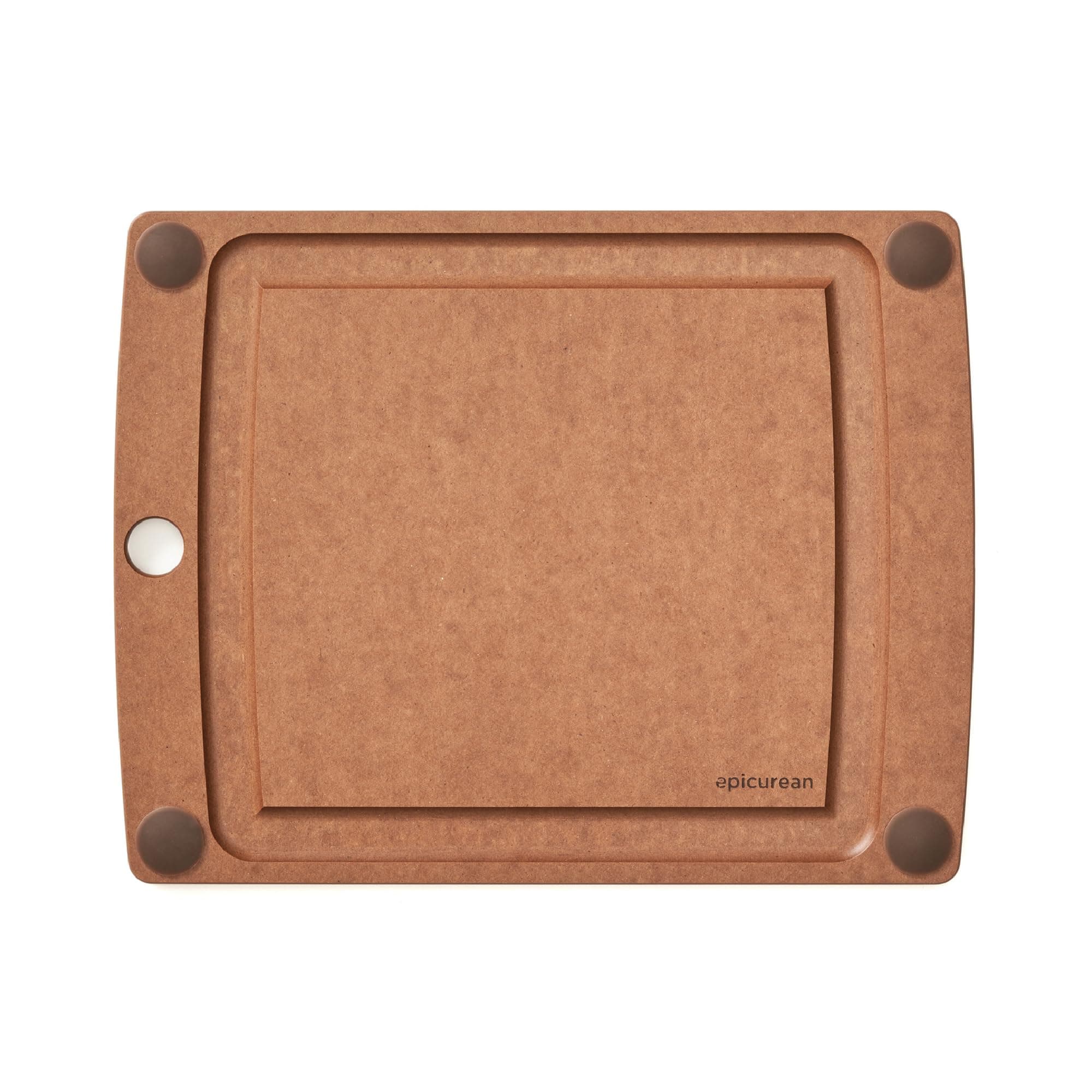 All-in-One 11.5" × 9" Cutting Board, Nutmeg