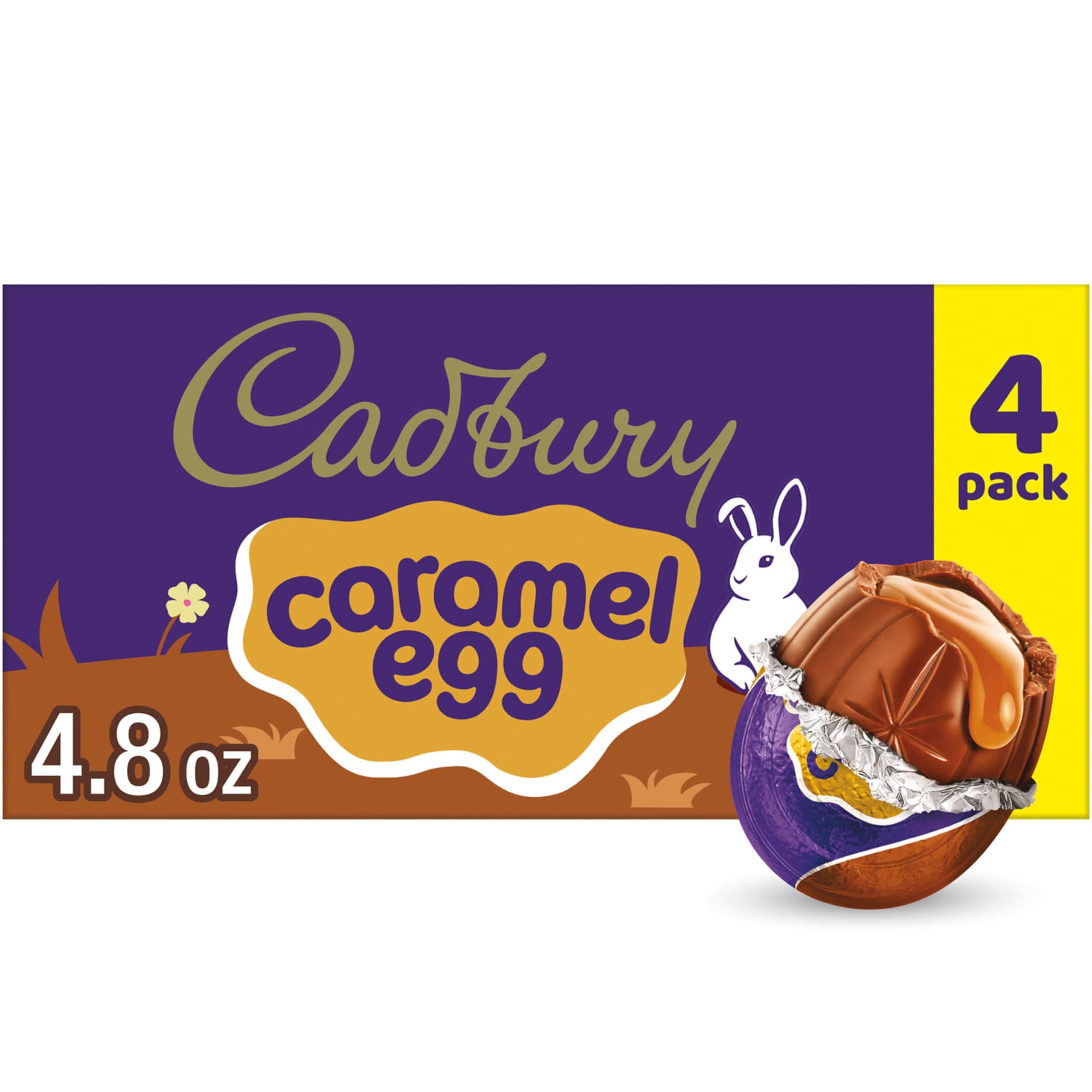 Caramel Eggs, 4-count Box, 4.8-Ounce