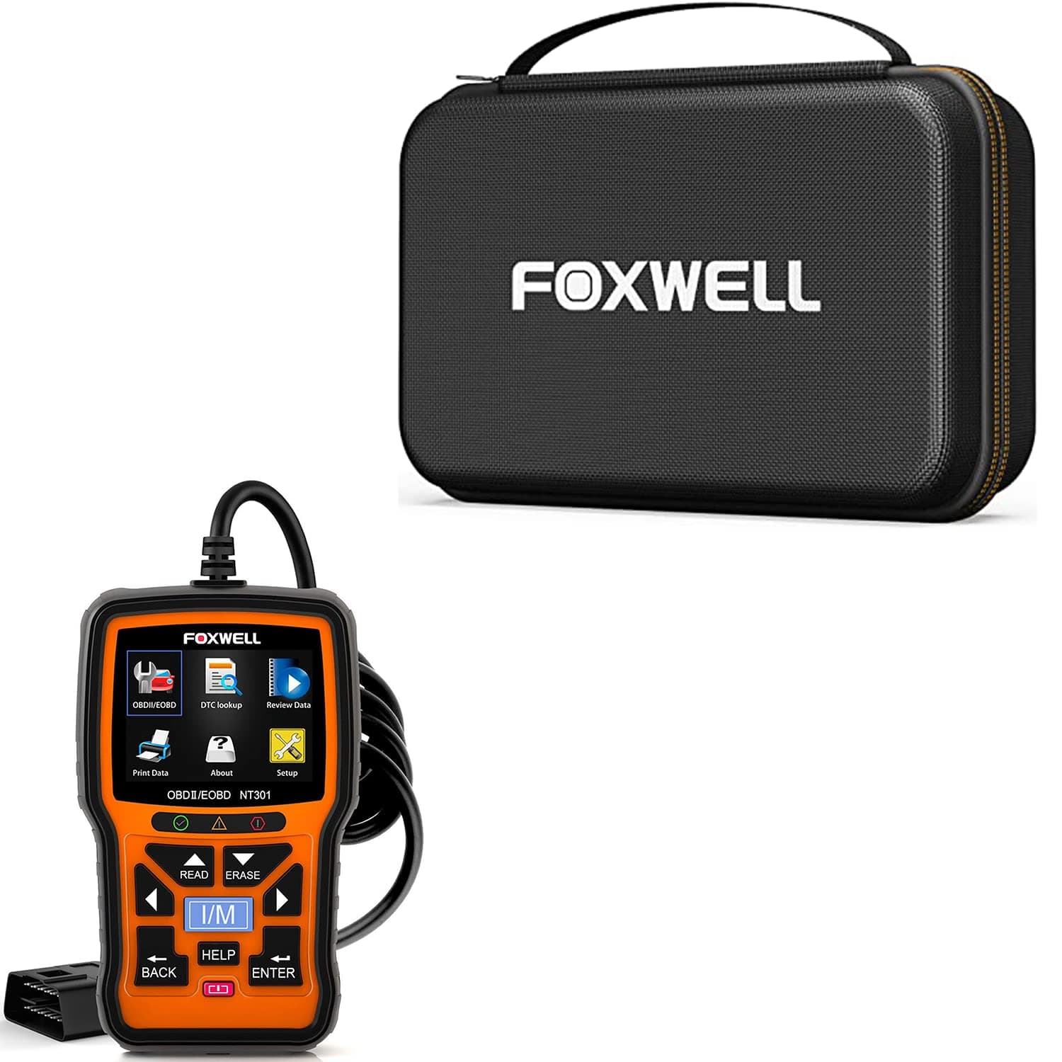 FOXWELLNT301 Mechanic Obd2 Scanner with Storage Case
