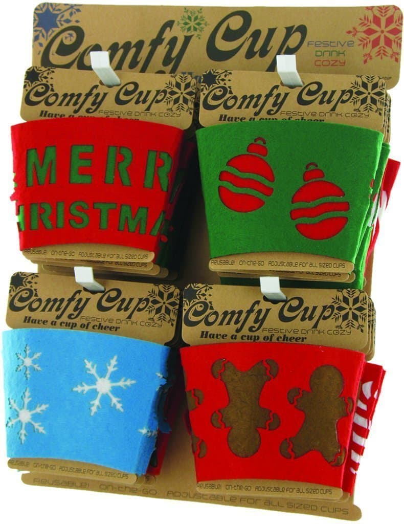 Holiday Comfy Cup Festive Drink Sleeves