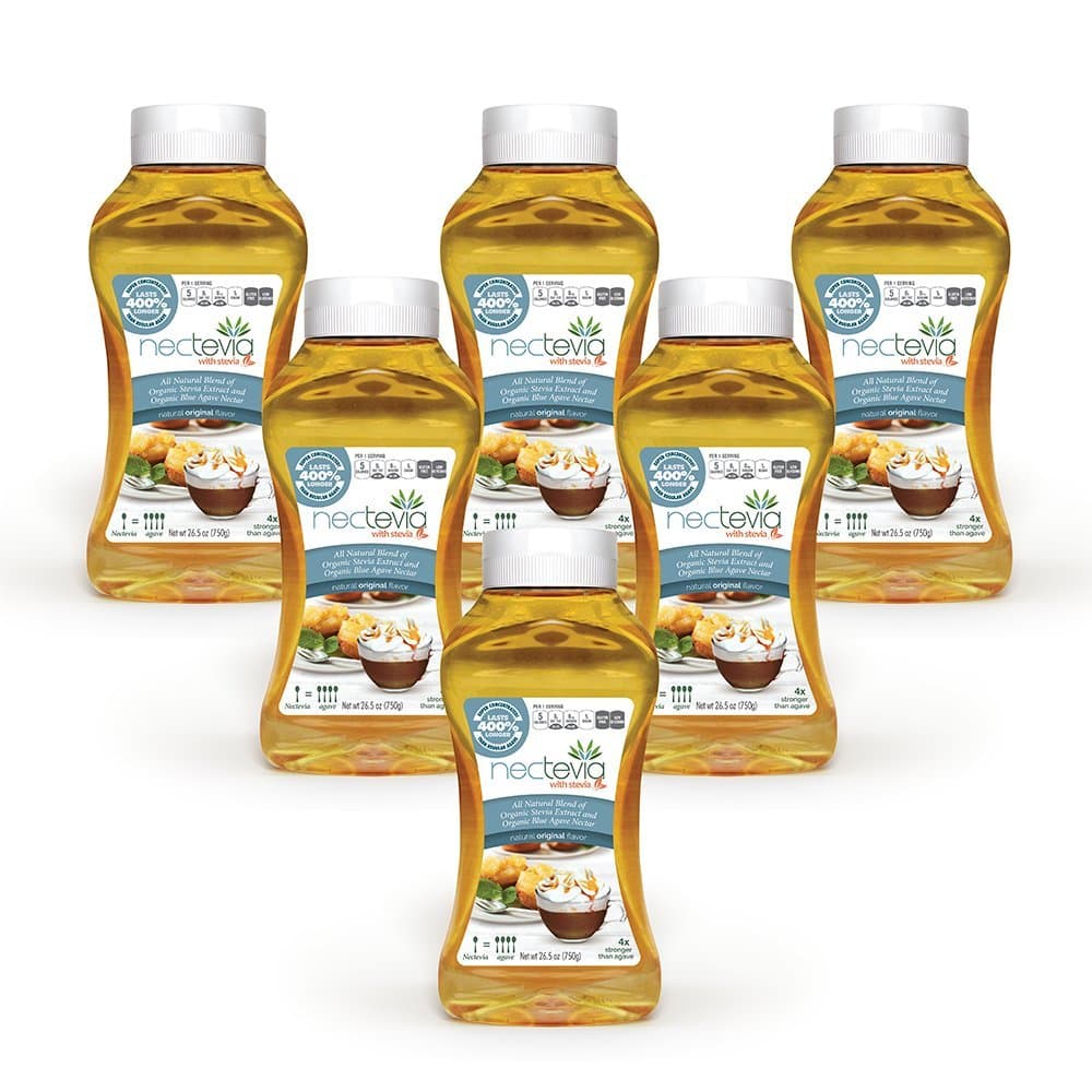 Nectevia - Stevia Infused Agave Nectar (Original, 26.5 oz/6 pack) …