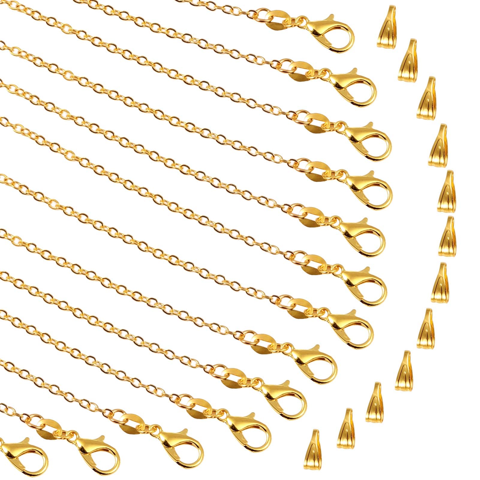 PP OPOUNTPP OPOUNT 30 Pack 50 Pack Necklace Chains