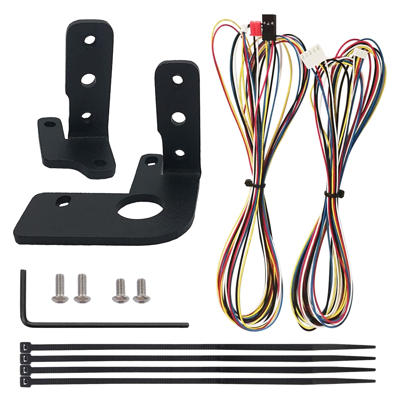 BL Touch Cable and Mounting Bracket, BLTouch Leveling Sensor Wire Harness Replacement Rack Mount Holder Fixed Parts for Creality Ender 3, Ender-3 Pro, Ender3 V2, CR-10, Ender 5 Pro