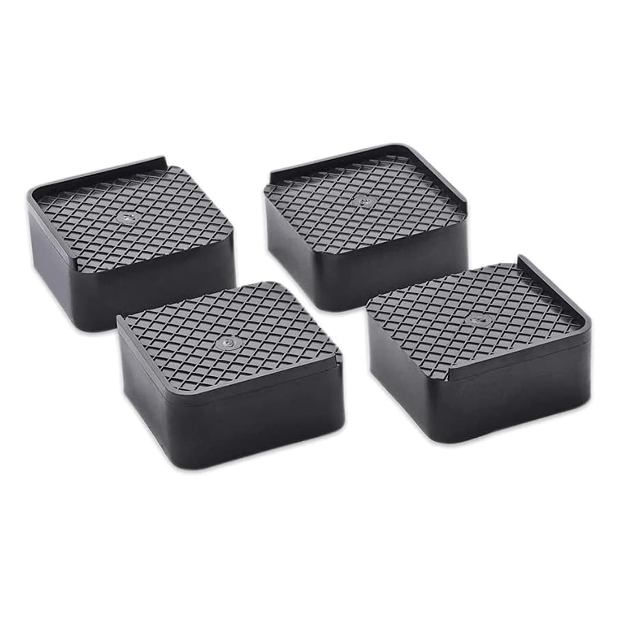 Sulfar Heavy Duty Rectangular Fridge Stand for Washing Machine, Cupboard, Single & Double Door Refrigerator, Sofa Base – Multipurpose Base Support (Set of 4 Pcs)