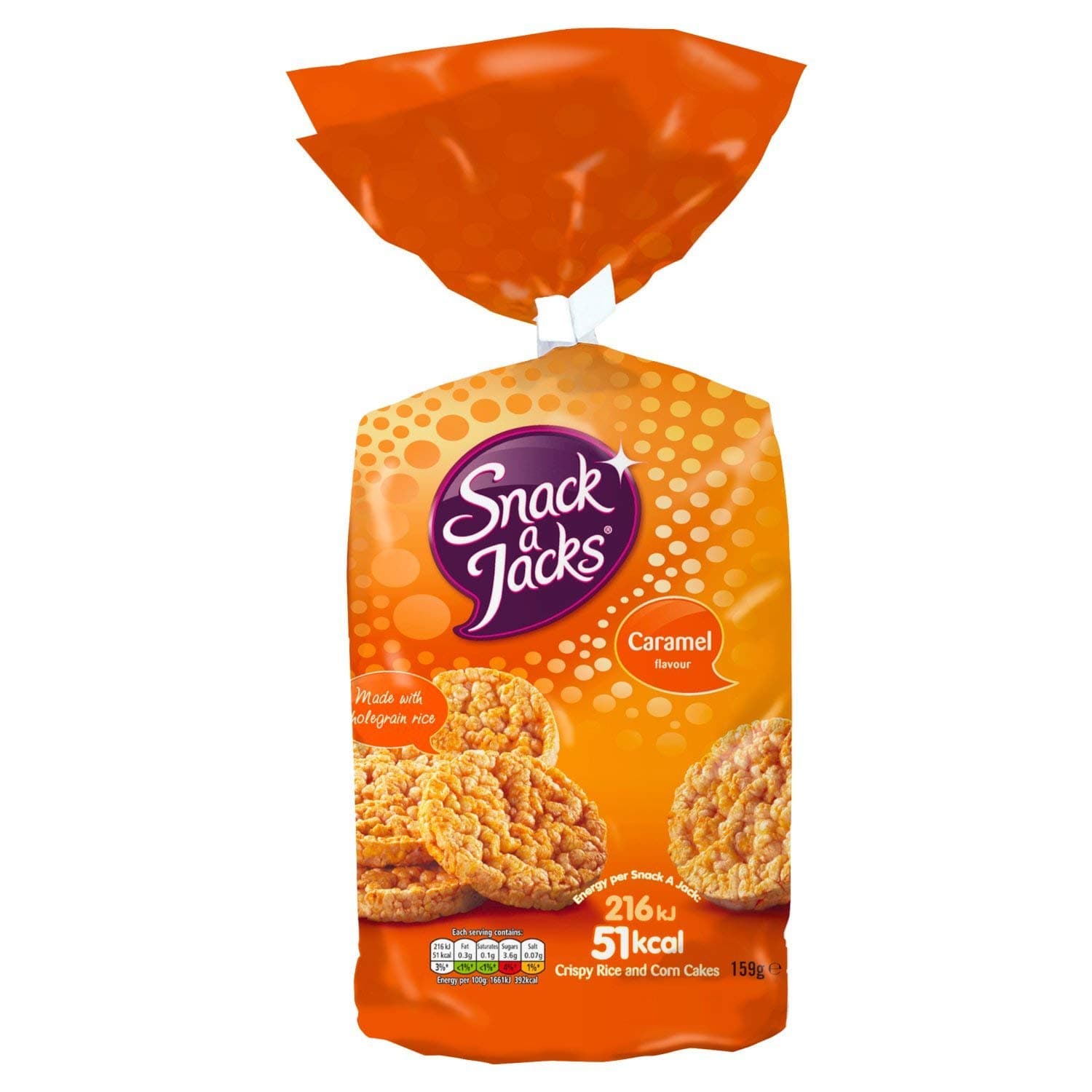 Snack A Jacks Caramel Jumbo 159g