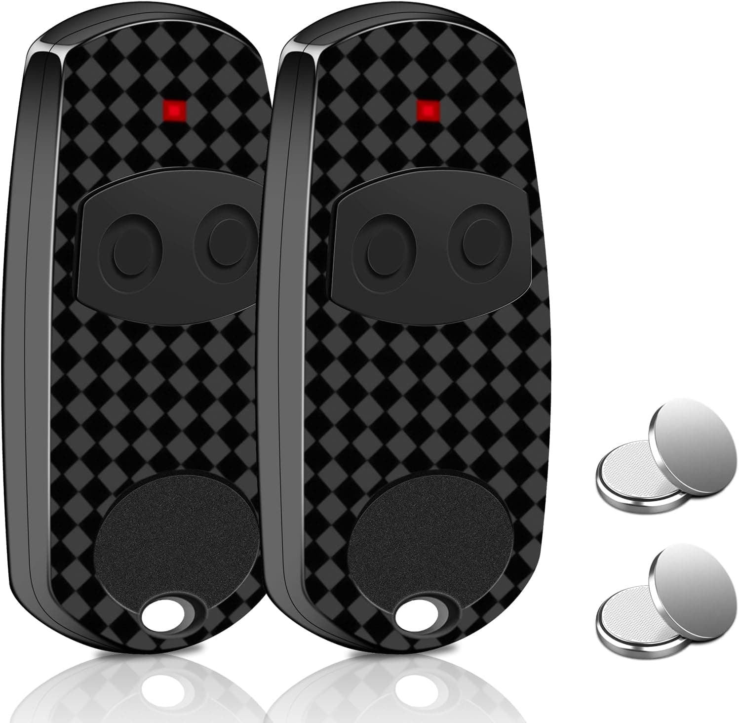 2 Pack Remote Control Fob - 433.92 MHz for Gate - Compatible with CAM TOP432NA, TOP432EE, TOP432EV