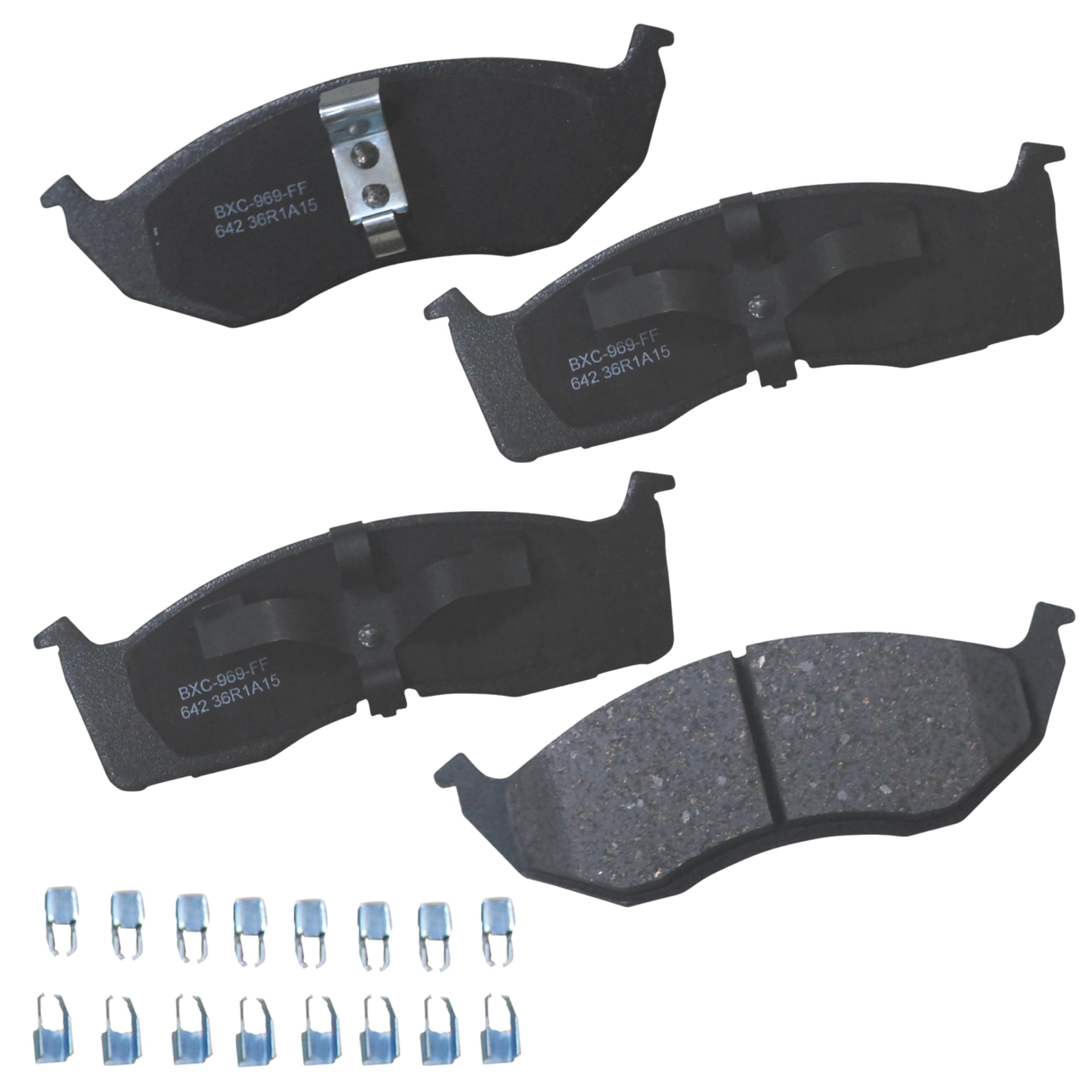 BENDIX SBC642 Stop By Brake Pad for Car Brakes, 4 Pack