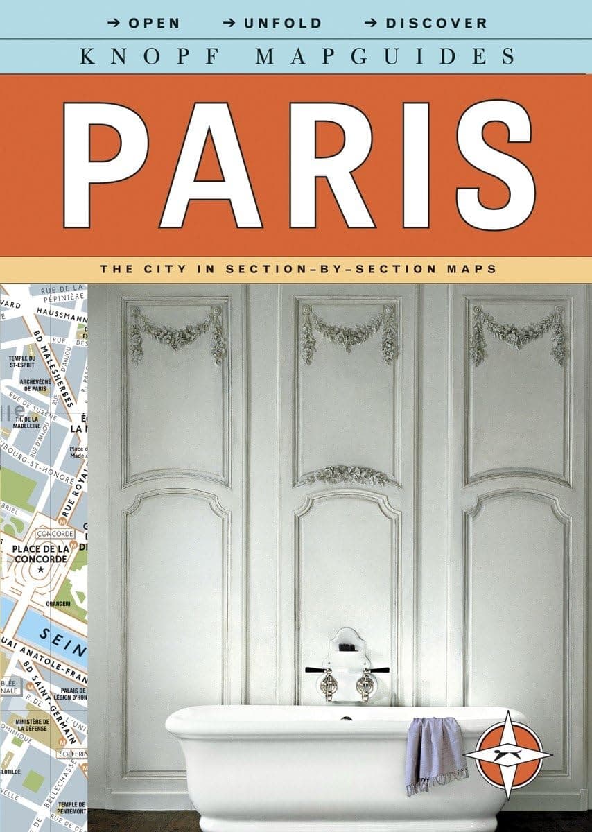Knopf Mapguides: Paris: The City in Section-by-Section Maps Paperback – January 7, 2020