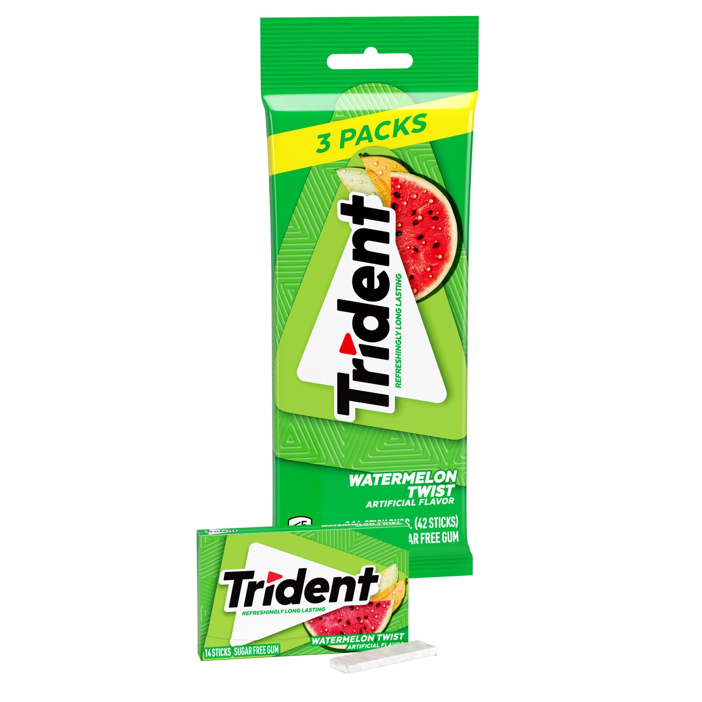 Watermelon Twist Chewing Gum 14 Stick 3 Pack
