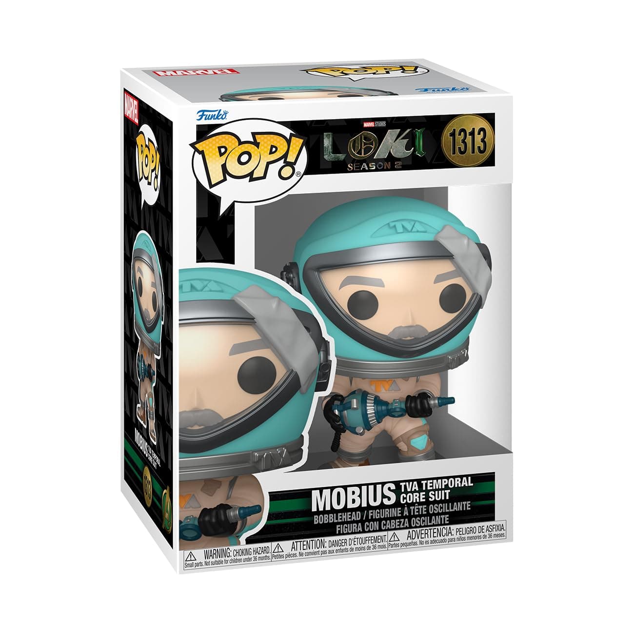 Pop! Marvel: Loki - Mobius - (TVA Temporal Core Suit) - Collectable Vinyl Figure - Gift Idea - Official Merchandise - Toys for Kids & Adults - TV Fans - Model Figure for Collectors and Display