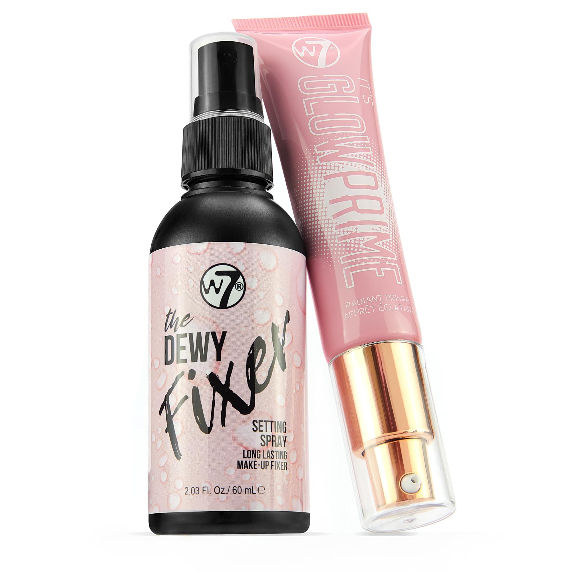 The Fixer Glow Set - Setting Spray & Primer Duo - Dewy & Glow Finish