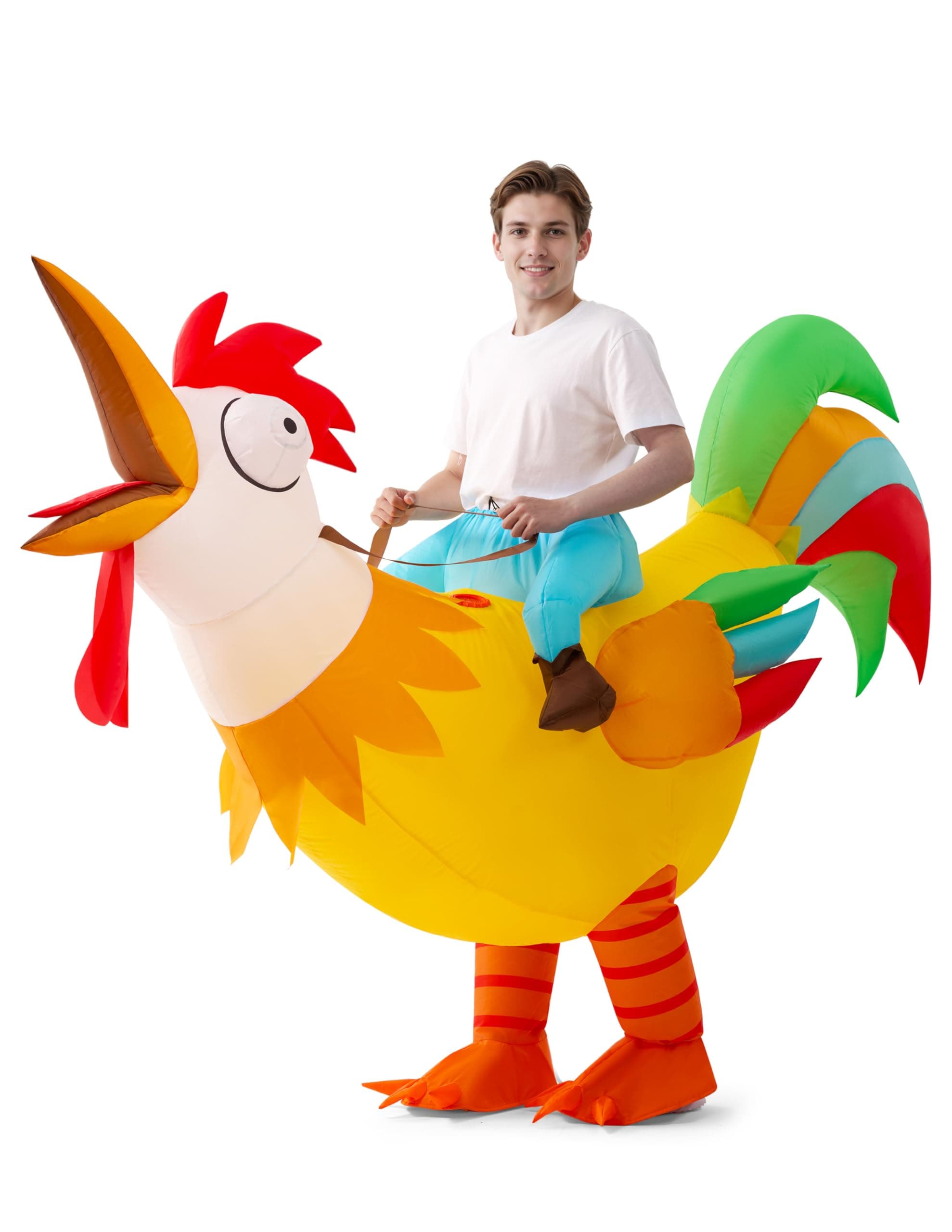 Riding a Rooster Costume