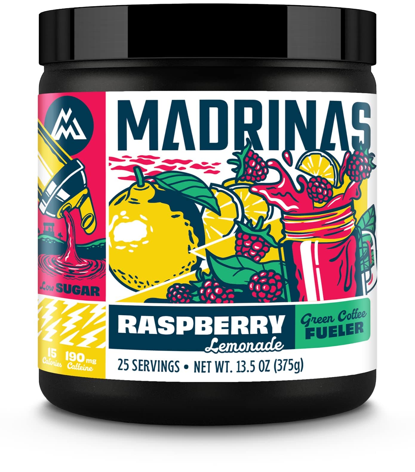 Madrinas | Raspberry Lemonade Fruit Fueler | 13.5oz (25 Servings)